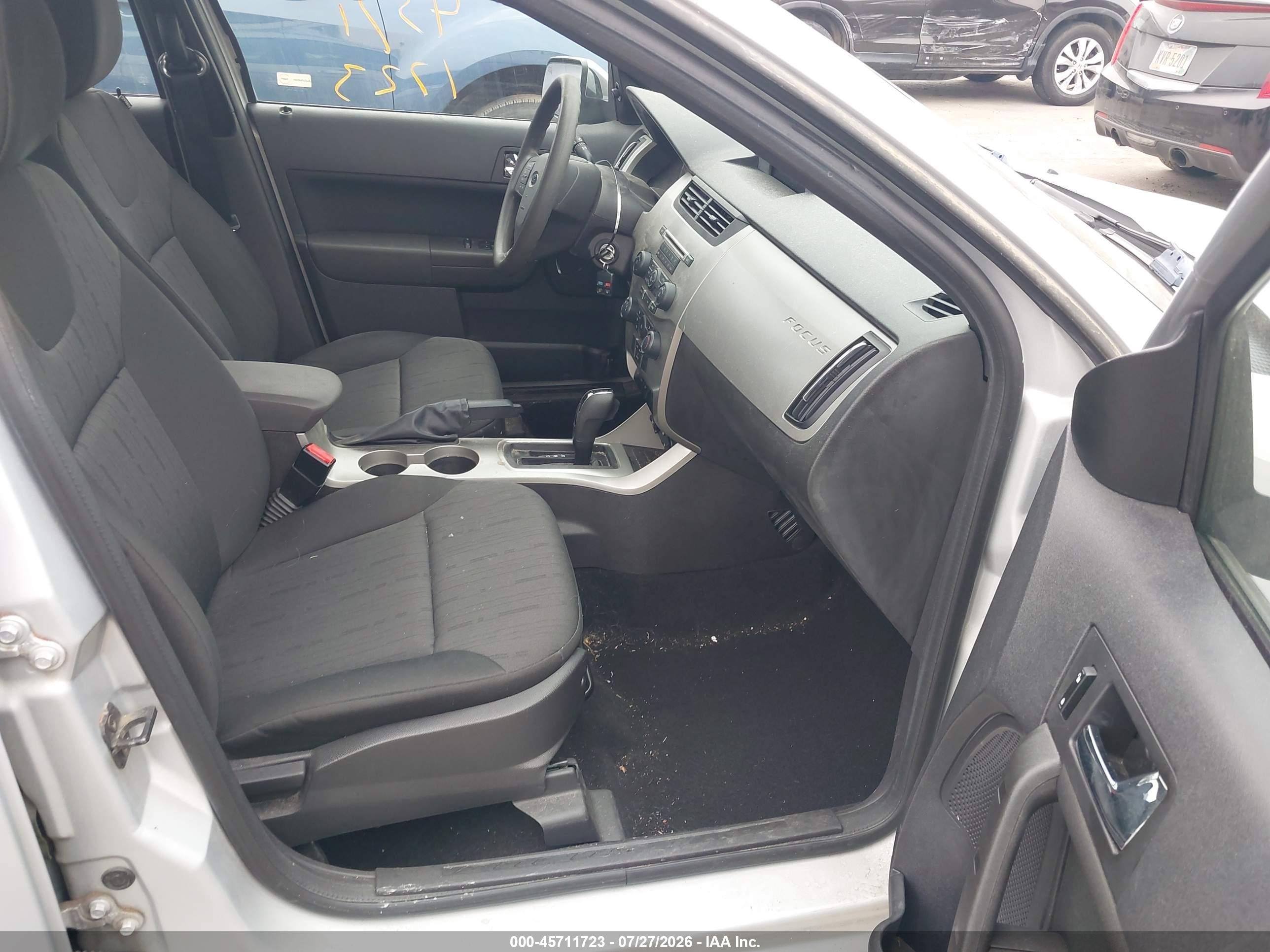 2008 Ford Focus Se/ses Gray vin: 1FAHP35N98W298874