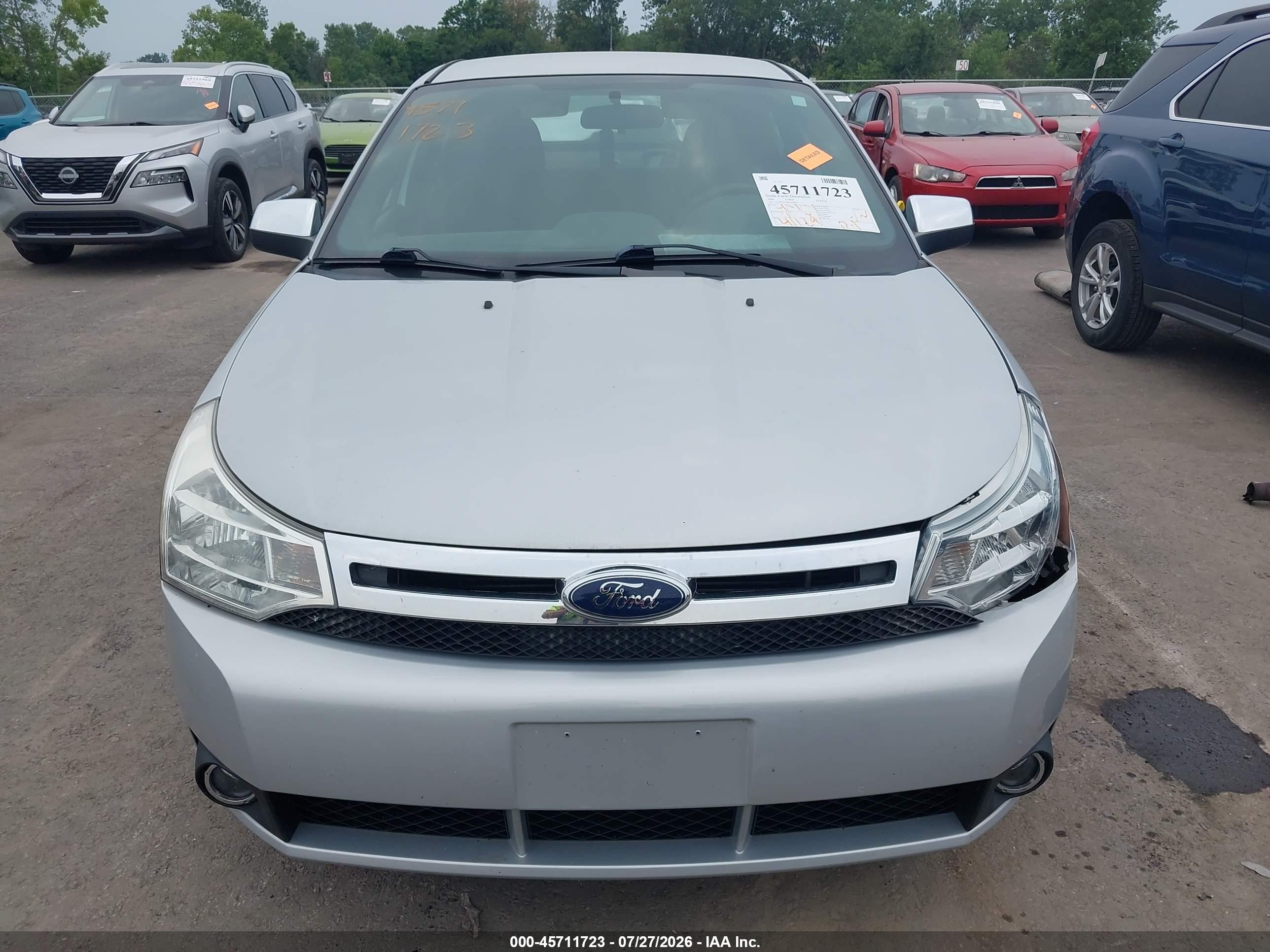 2008 Ford Focus Se/ses Gray vin: 1FAHP35N98W298874