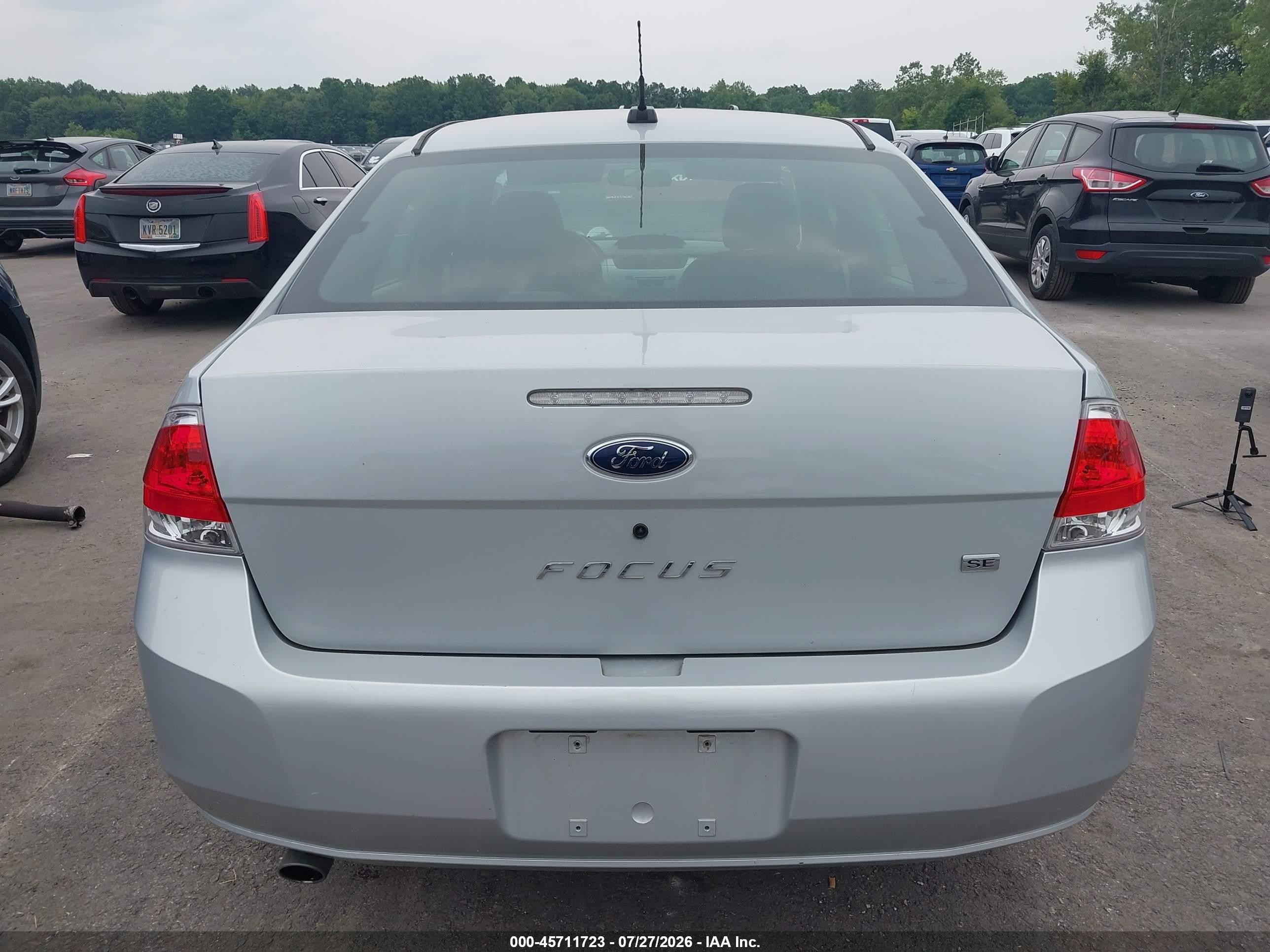 2008 Ford Focus Se/ses Gray vin: 1FAHP35N98W298874