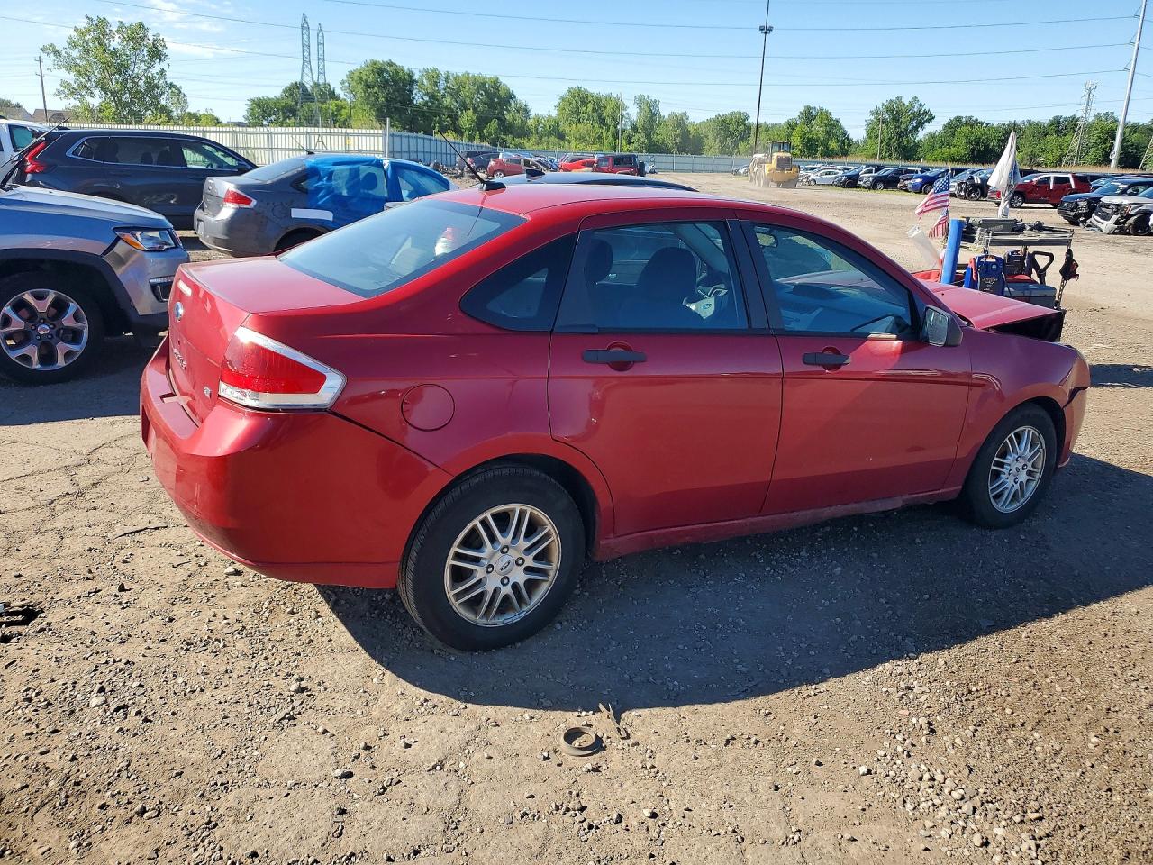 2009 Ford Focus Se Бордовый vin: 1FAHP35N99W177571