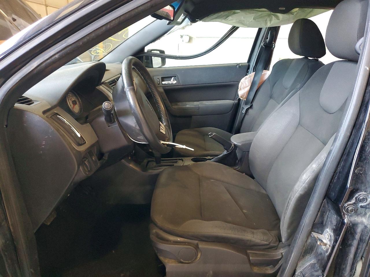 2008 Ford Focus Black vin: 1FAHP35NX8W233564