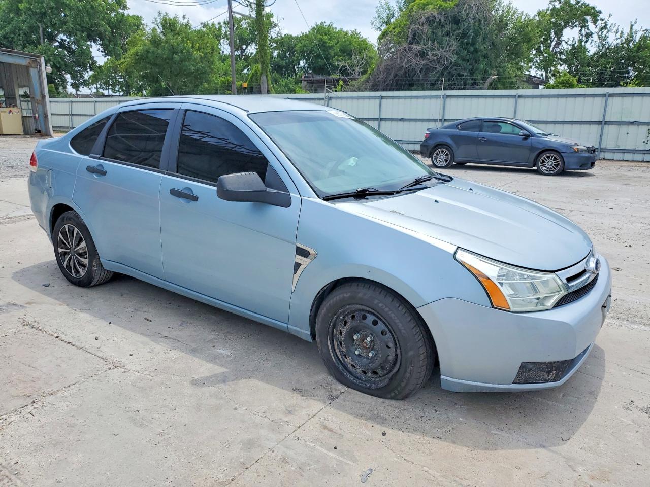 2008 Ford Focus Se Blue vin: 1FAHP35NX8W234259