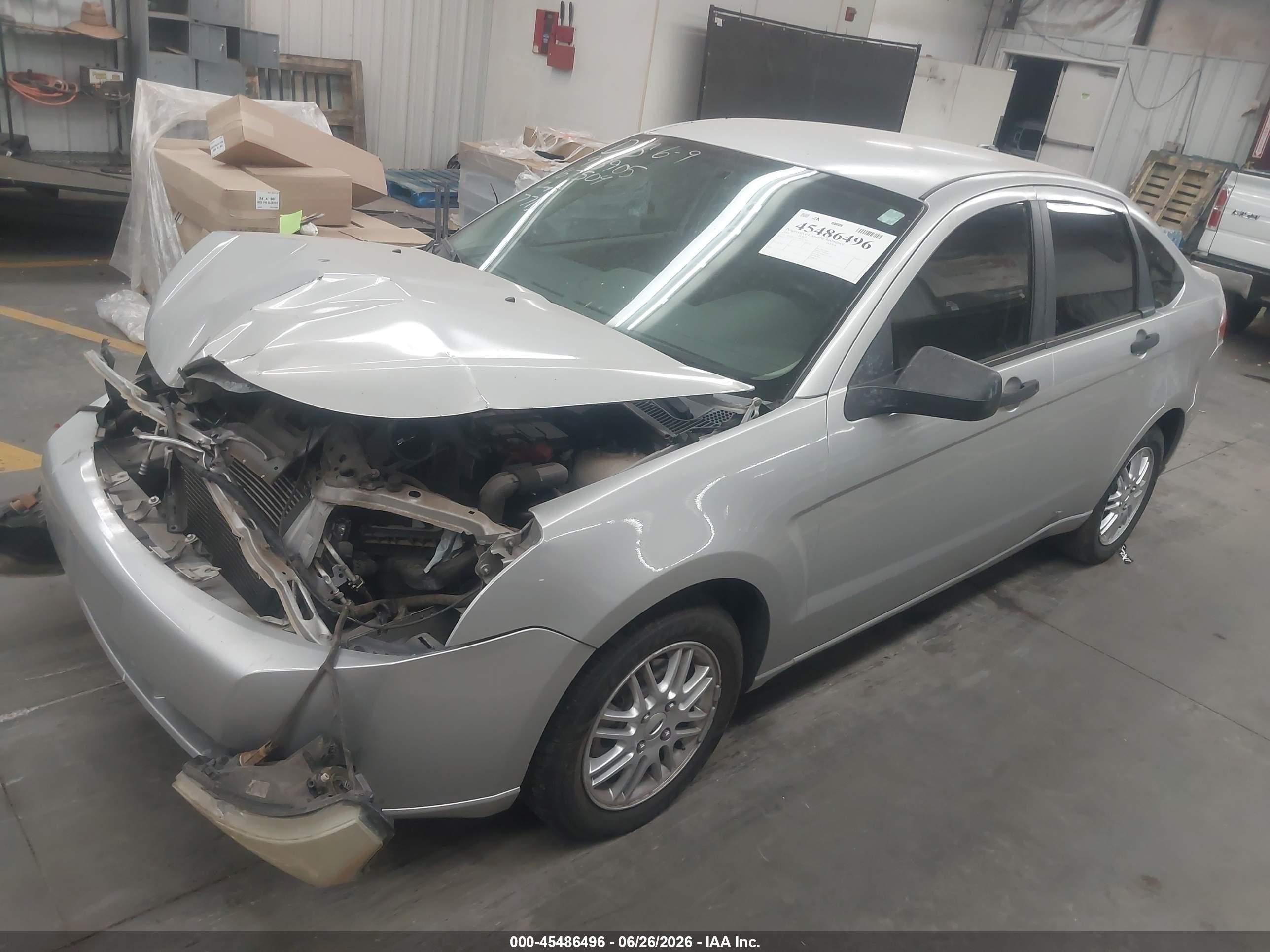 2009 Ford Focus Se Gray vin: 1FAHP35NX9W167504
