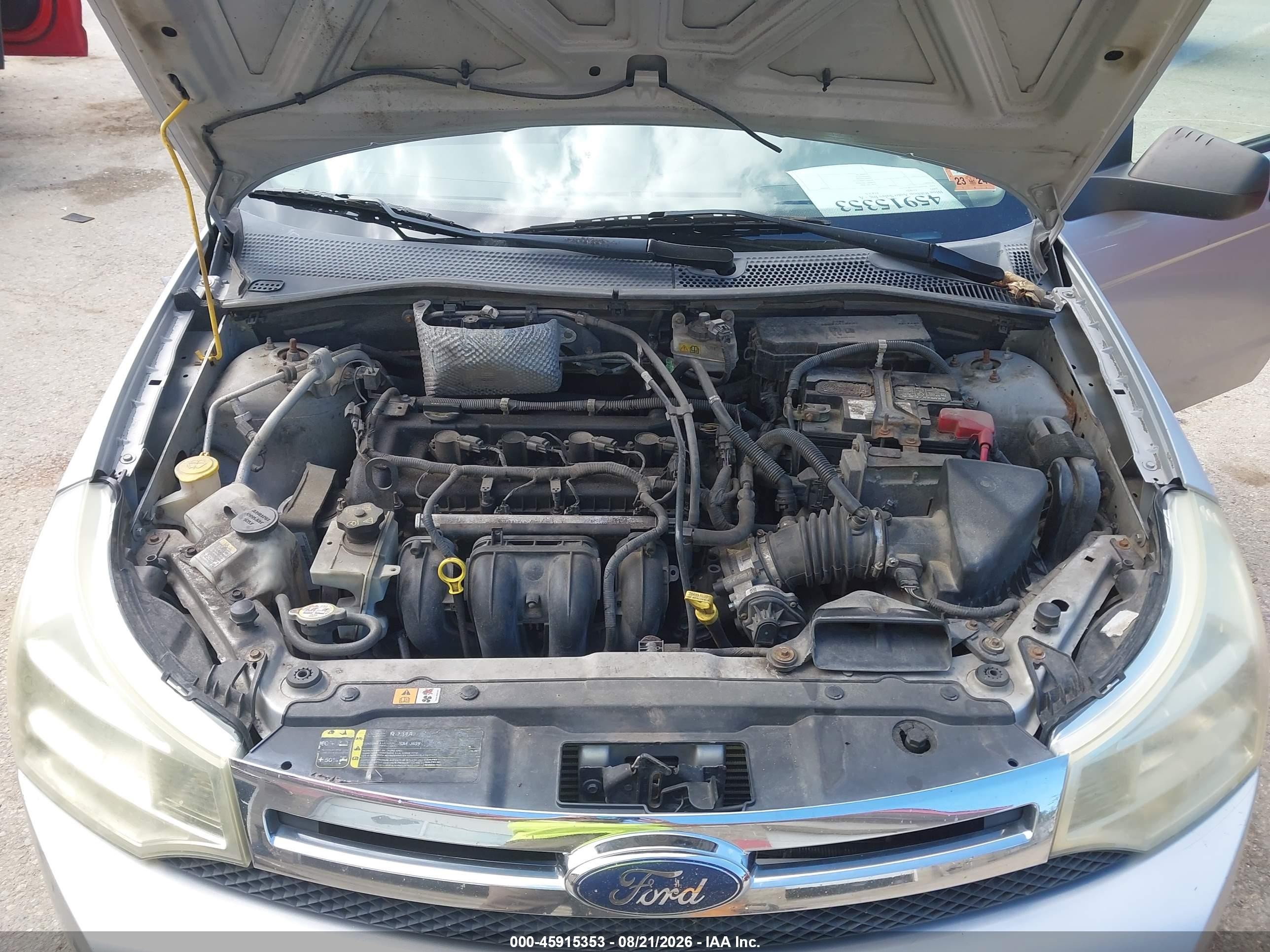 2009 Ford Focus Se Серебряный vin: 1FAHP35NX9W205703