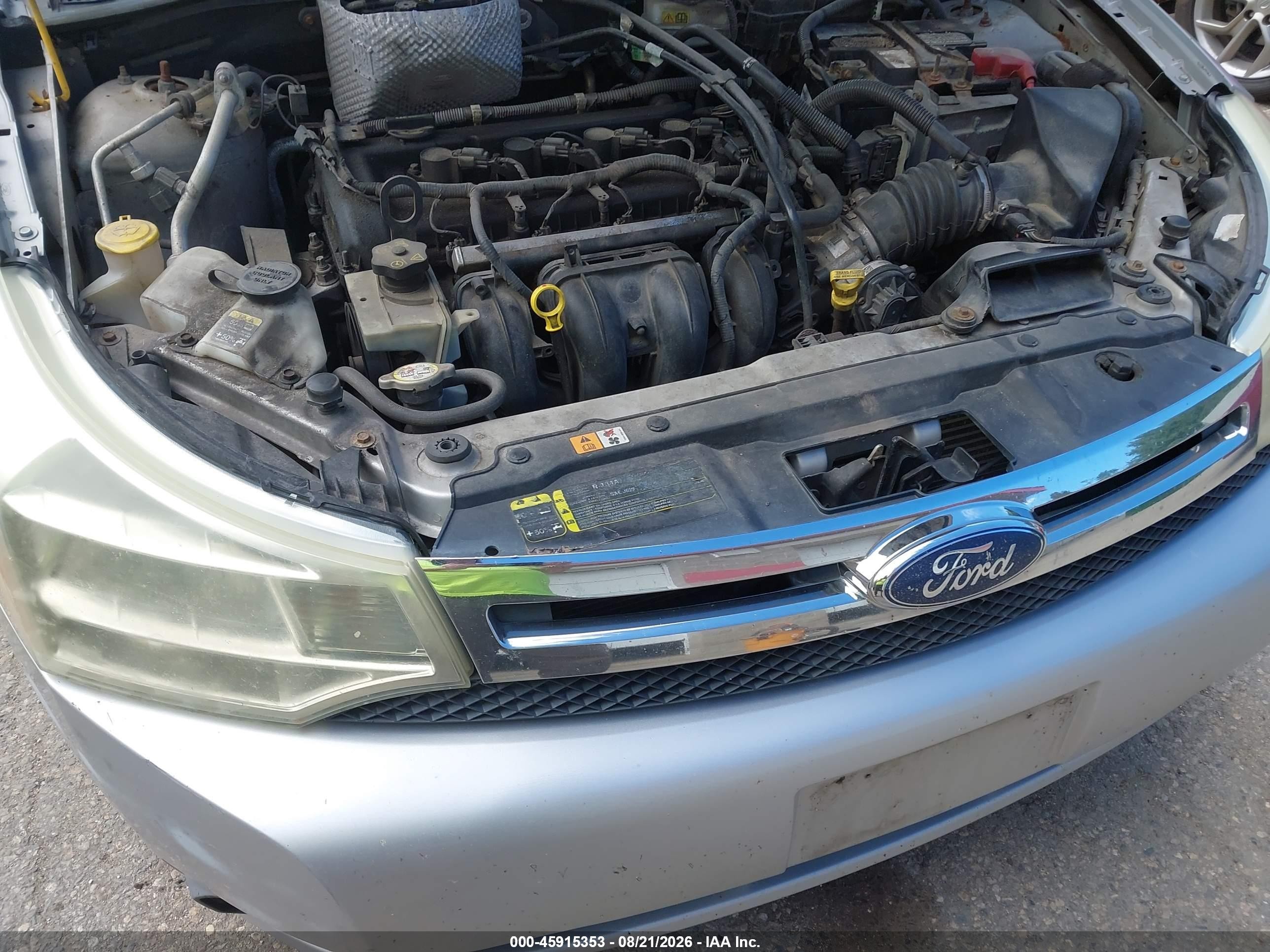 2009 Ford Focus Se Серебряный vin: 1FAHP35NX9W205703