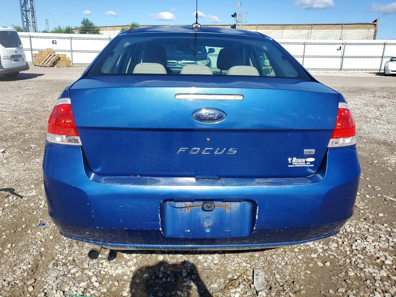 2009 Ford Focus Se Blue vin: 1FAHP35NX9W233176