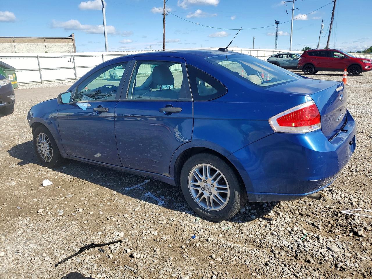 2009 Ford Focus Se Blue vin: 1FAHP35NX9W233176