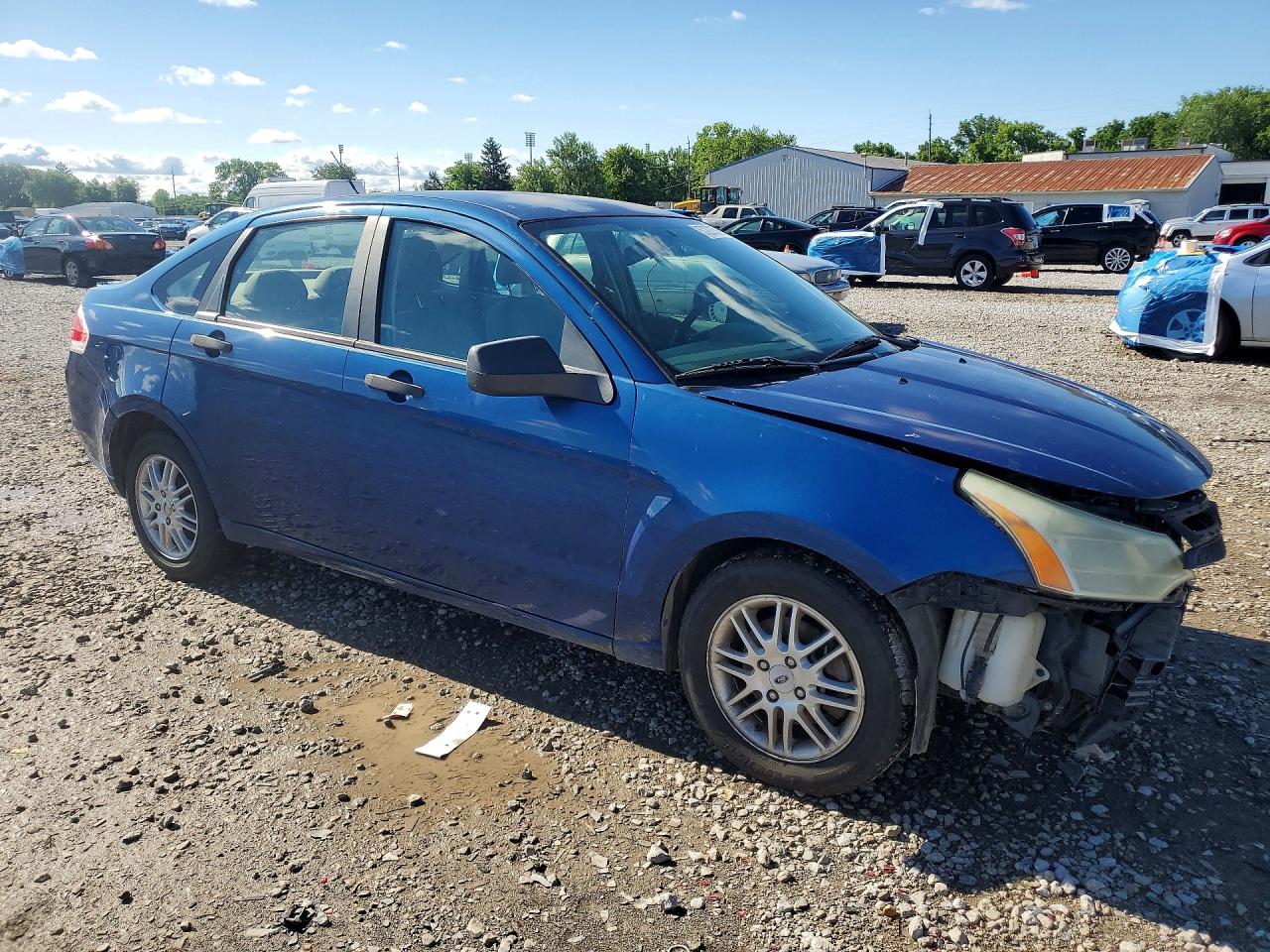 2009 Ford Focus Se Blue vin: 1FAHP35NX9W233176