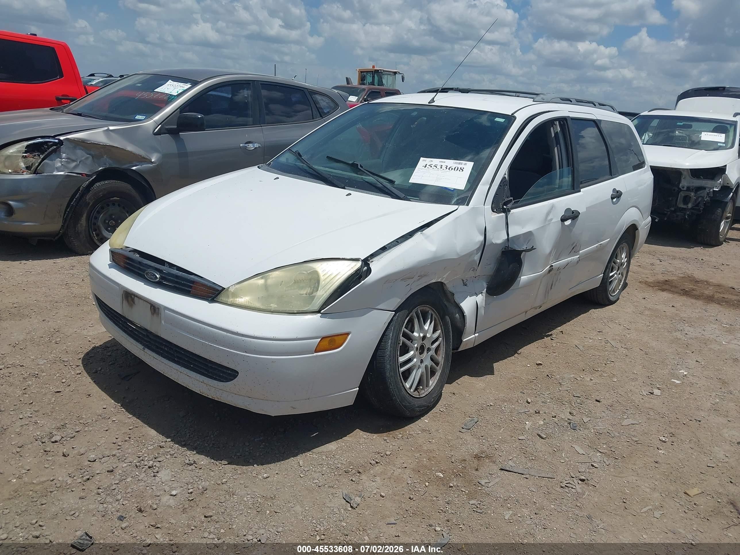 2002 Ford Focus Se/ztw White vin: 1FAHP36332W285185