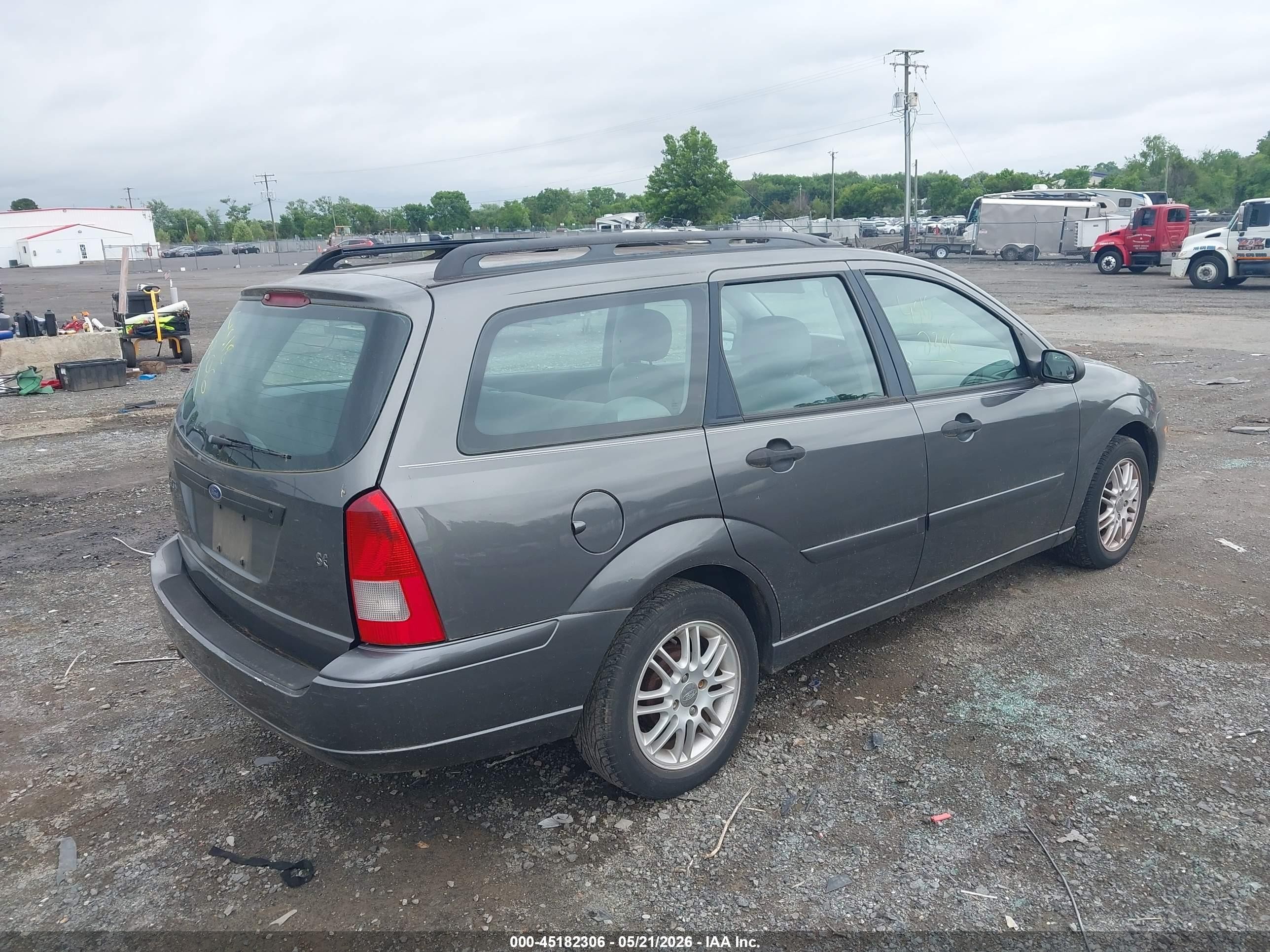 2003 Ford Focus Se/ztw Gray vin: 1FAHP36333W120061
