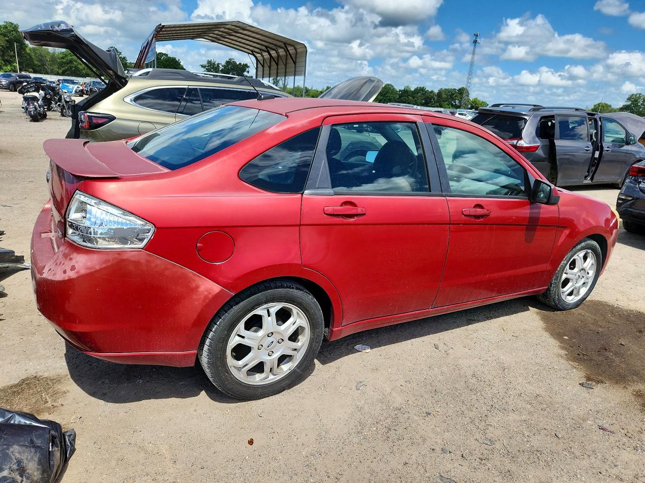 2009 Ford Focus Ses Red vin: 1FAHP36N09W124787