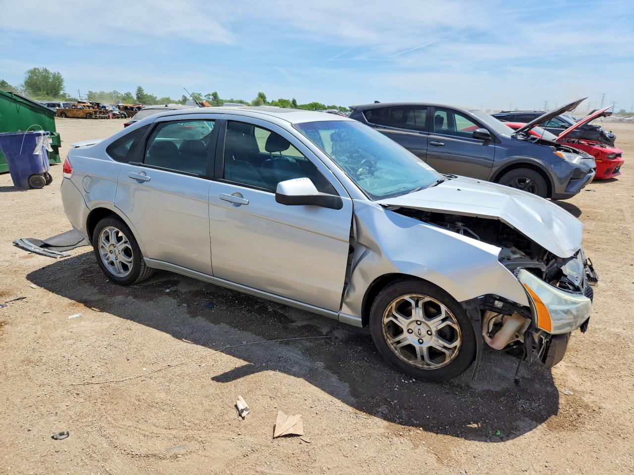 2009 Ford Focus Ses Серебряный vin: 1FAHP36N09W242242