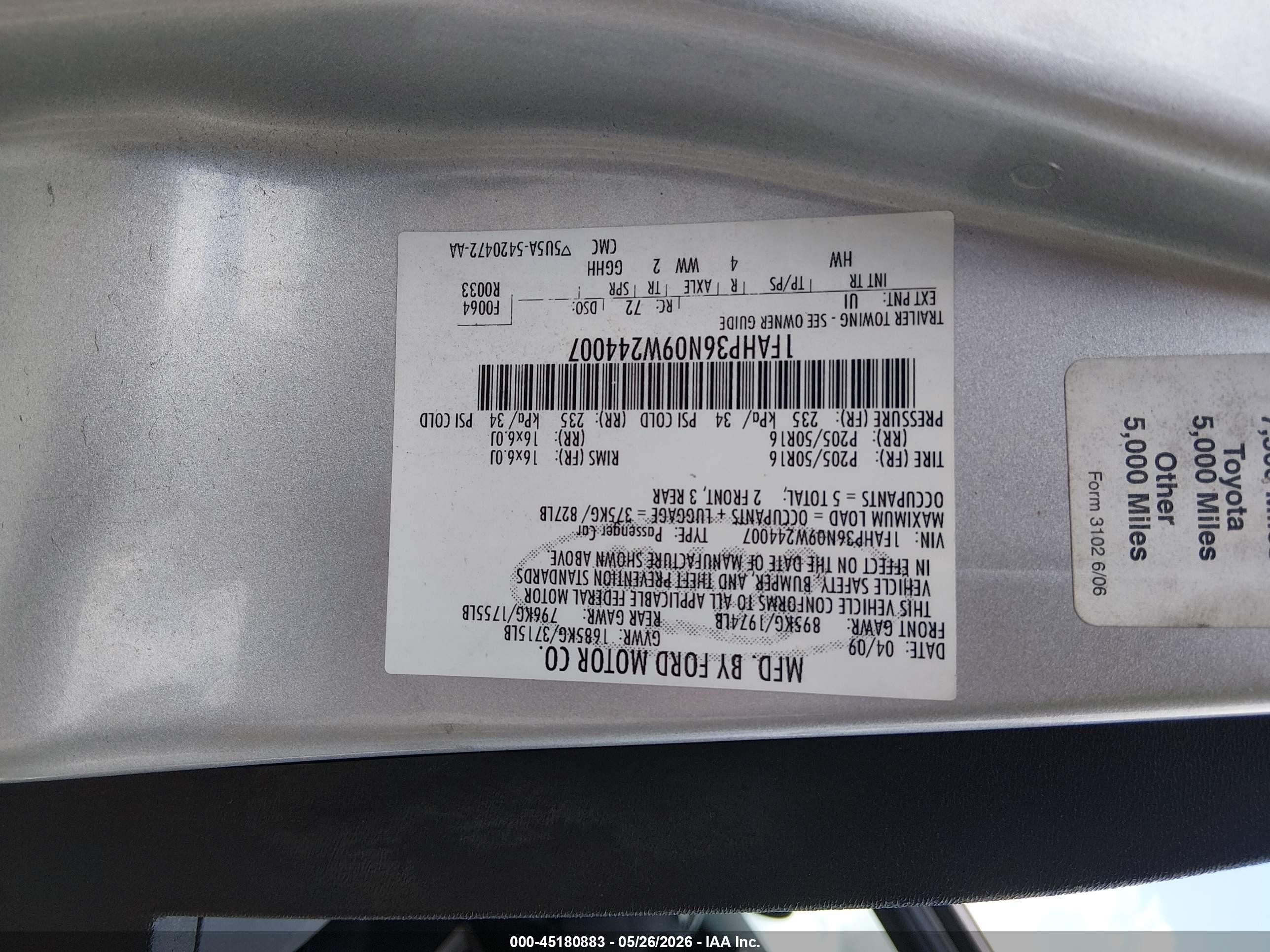 2009 Ford Focus Ses Gray vin: 1FAHP36N09W244007
