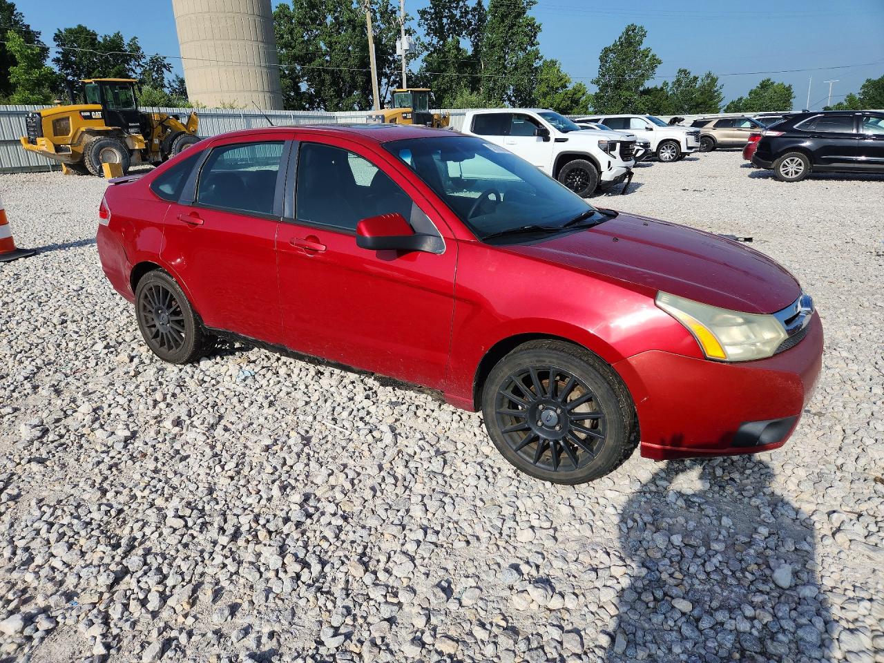 2009 Ford Focus Ses Burgundy vin: 1FAHP36N09W261597