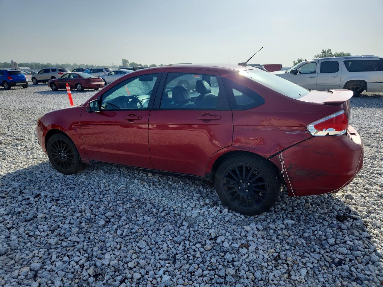 2009 Ford Focus Ses Burgundy vin: 1FAHP36N09W261597