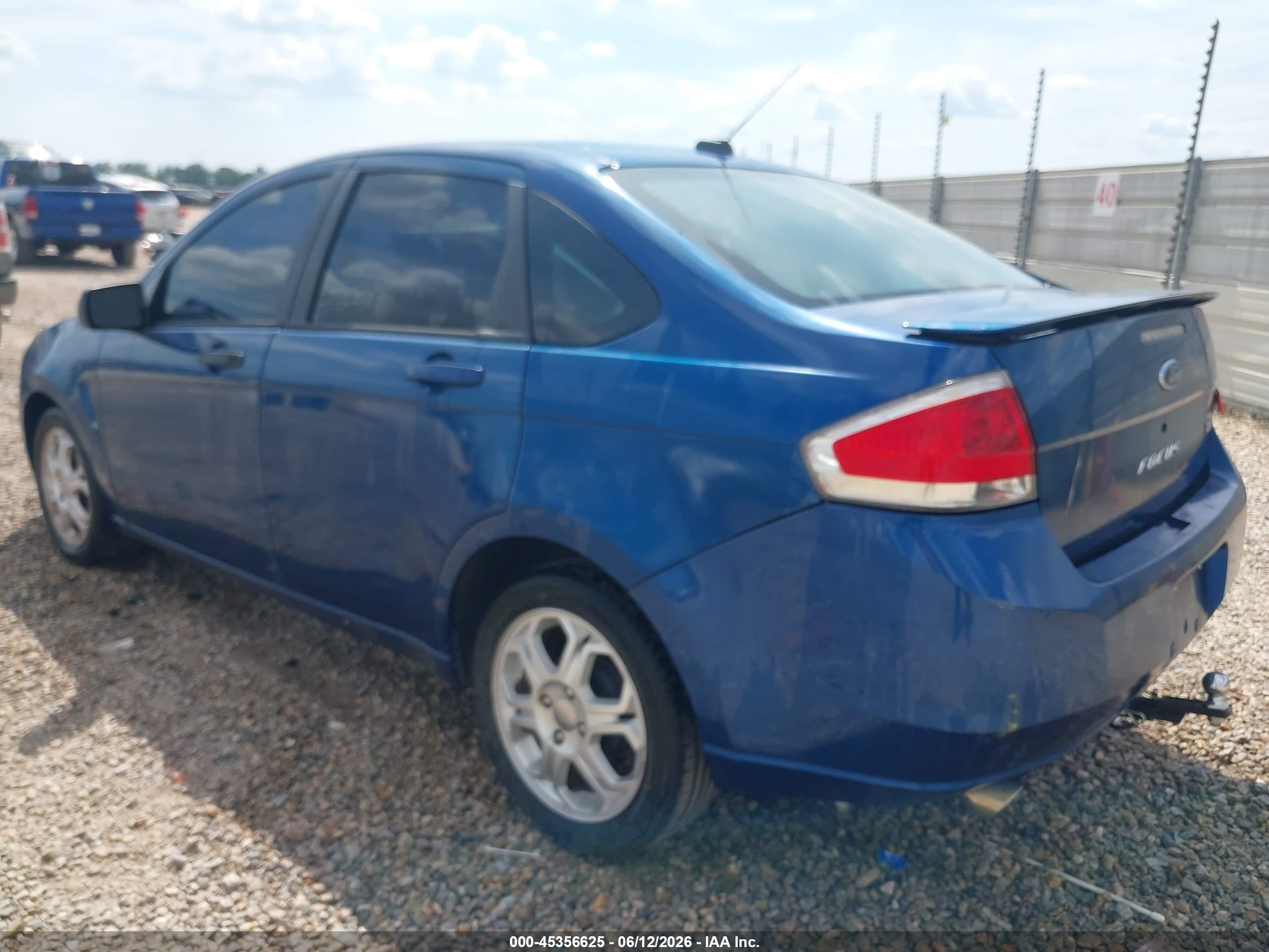 2009 Ford Focus Ses Blue vin: 1FAHP36N19W178096