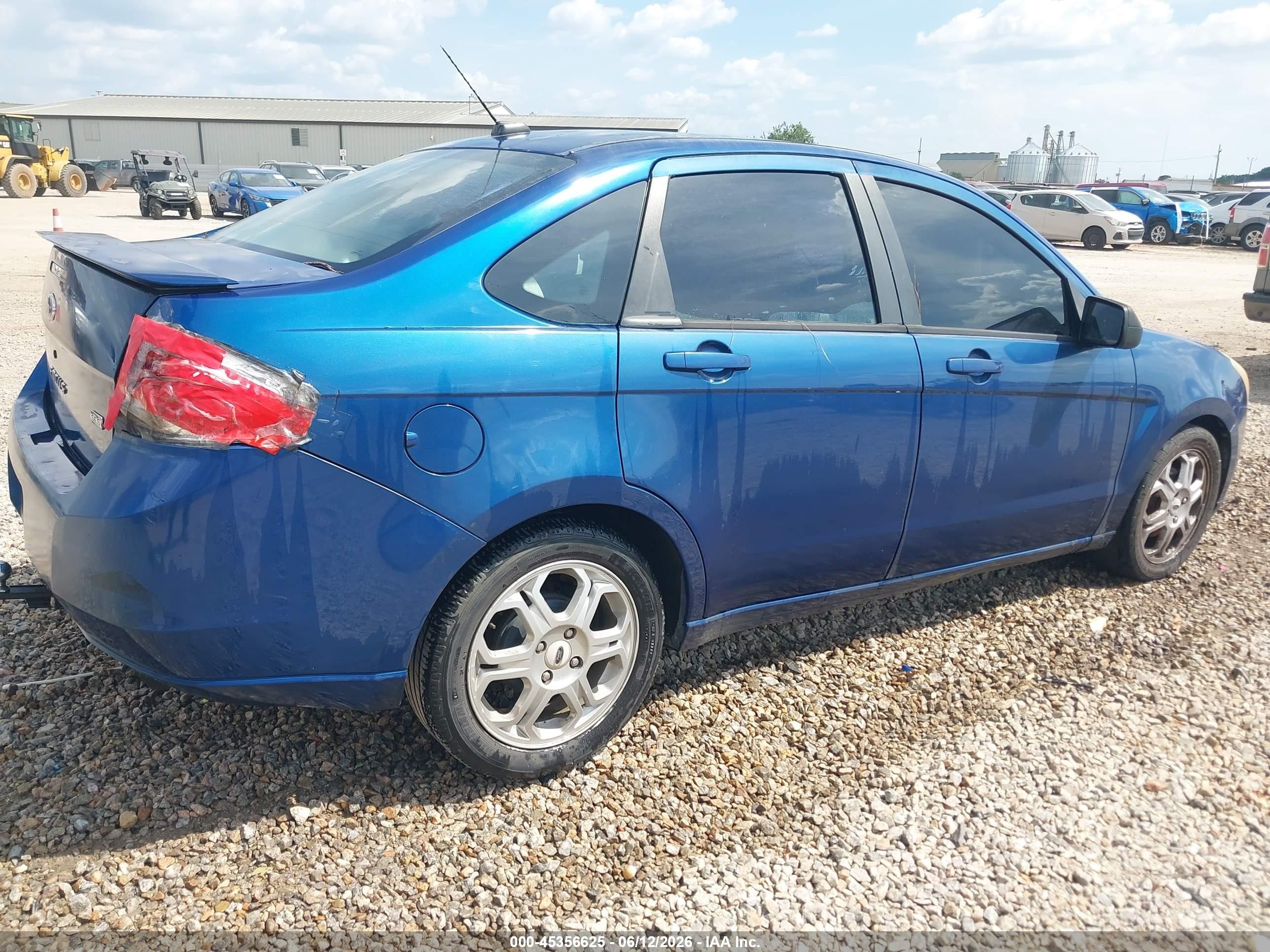 2009 Ford Focus Ses Blue vin: 1FAHP36N19W178096