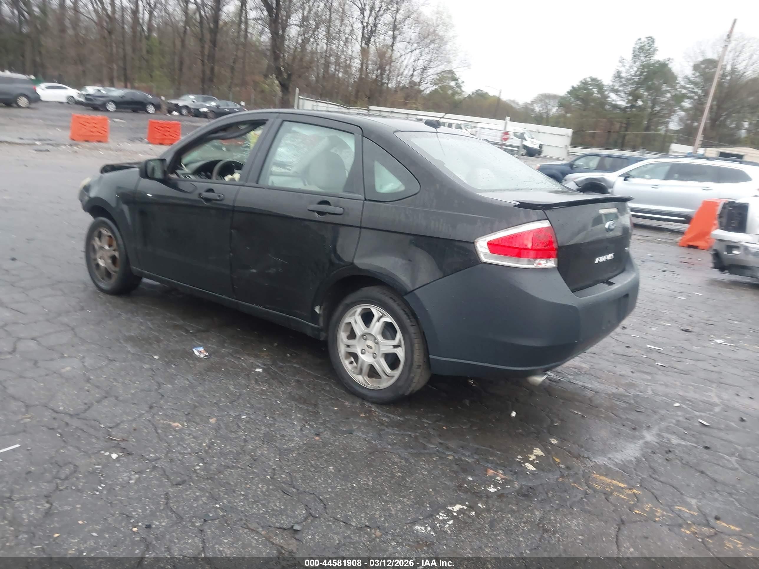 2009 Ford Focus Ses Black vin: 1FAHP36N19W193522