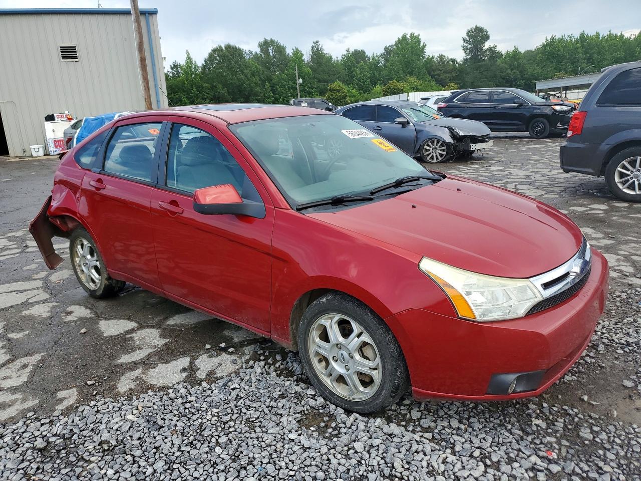 2009 Ford Focus Ses Red vin: 1FAHP36N29W125827