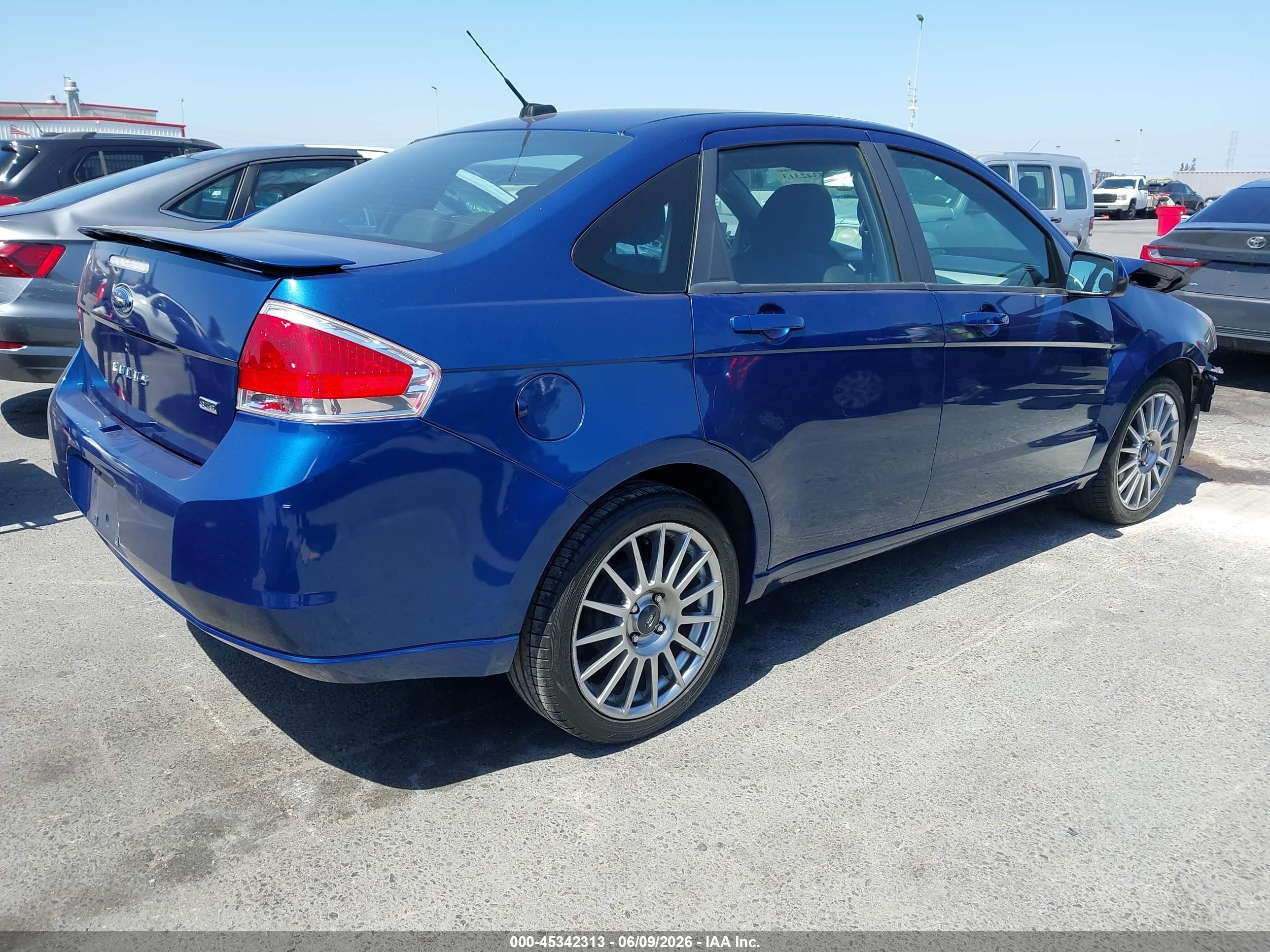 2009 Ford Focus Ses Синий vin: 1FAHP36N39W202446