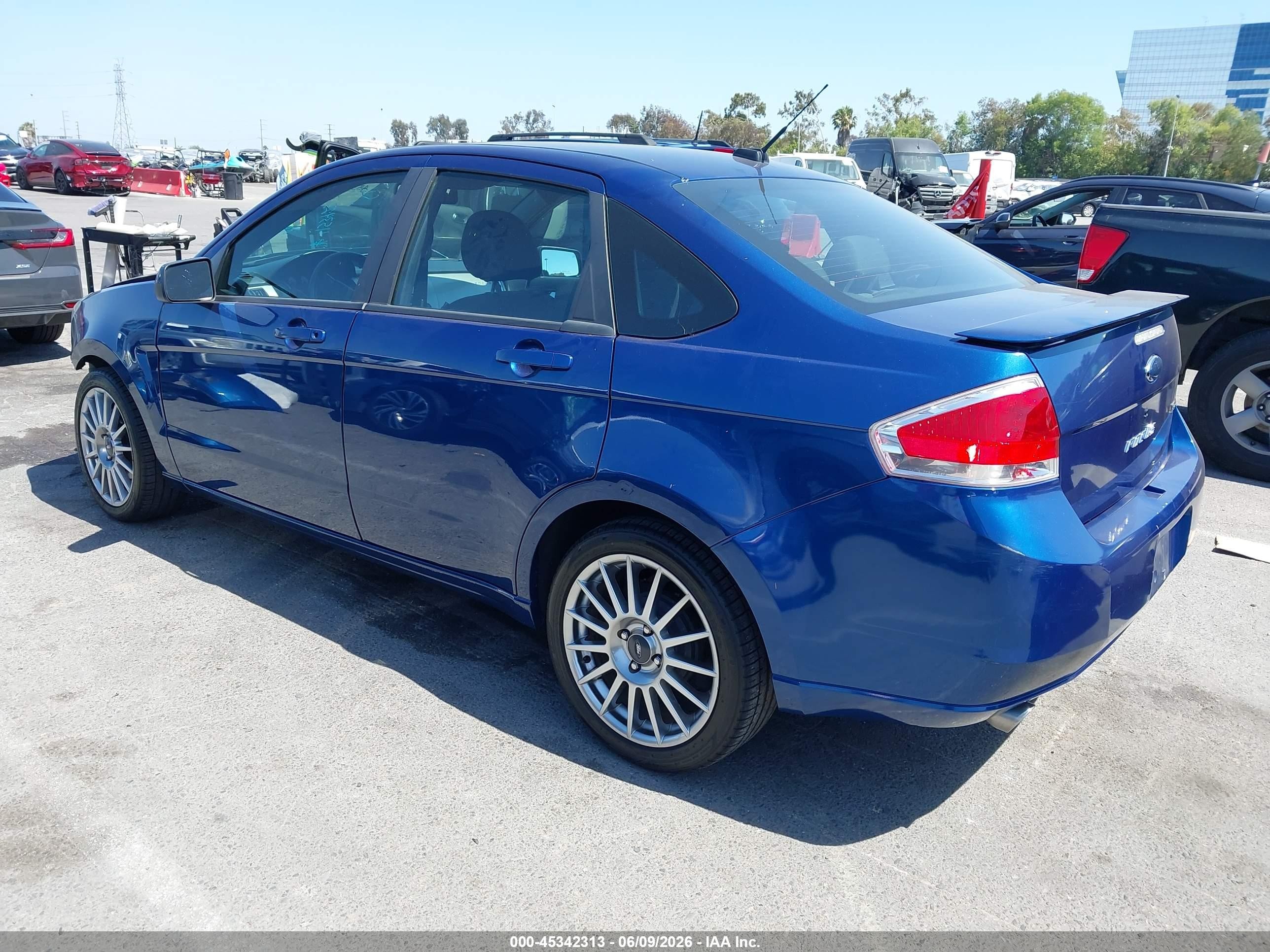 2009 Ford Focus Ses Синий vin: 1FAHP36N39W202446