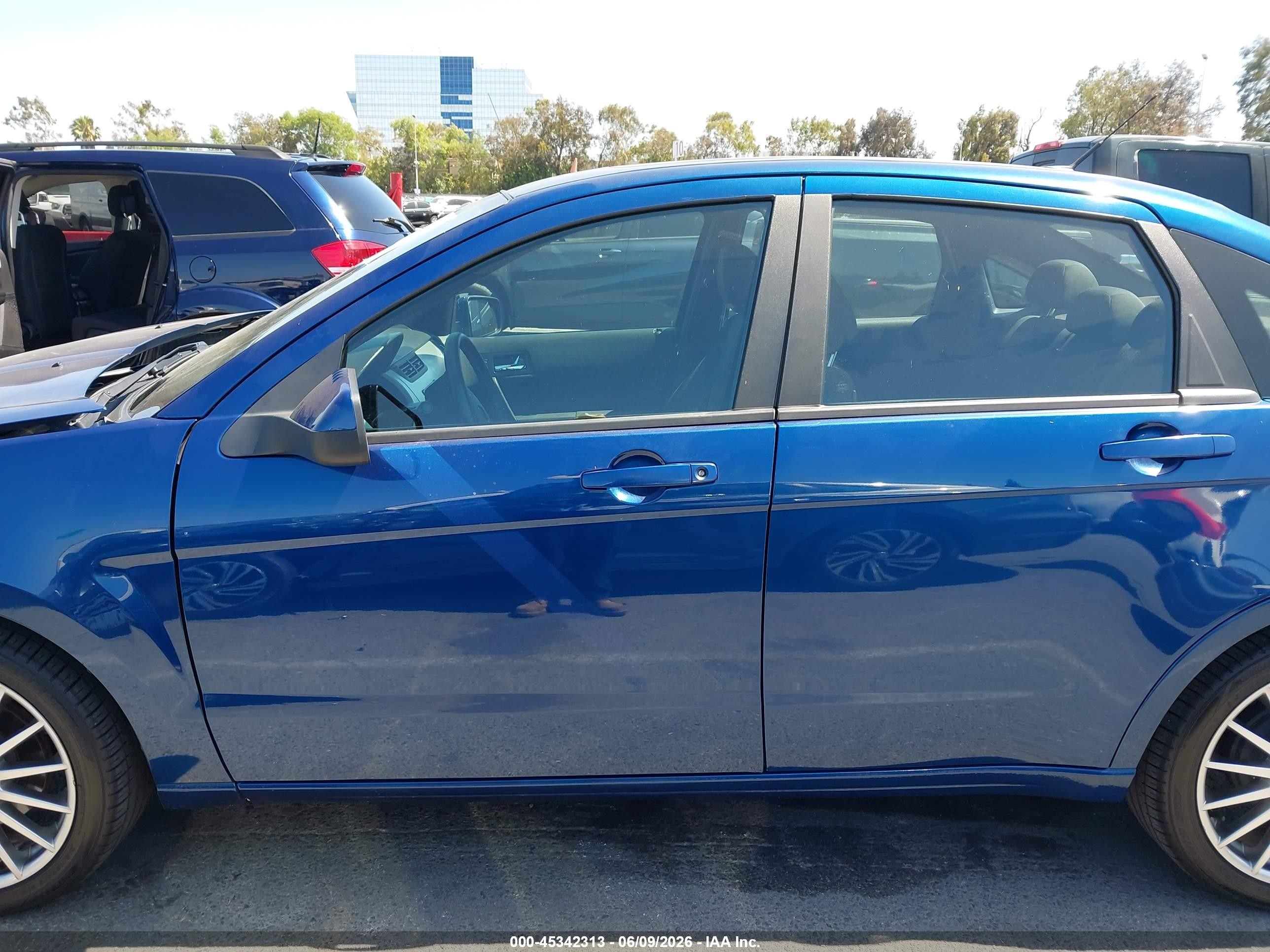 2009 Ford Focus Ses Синий vin: 1FAHP36N39W202446
