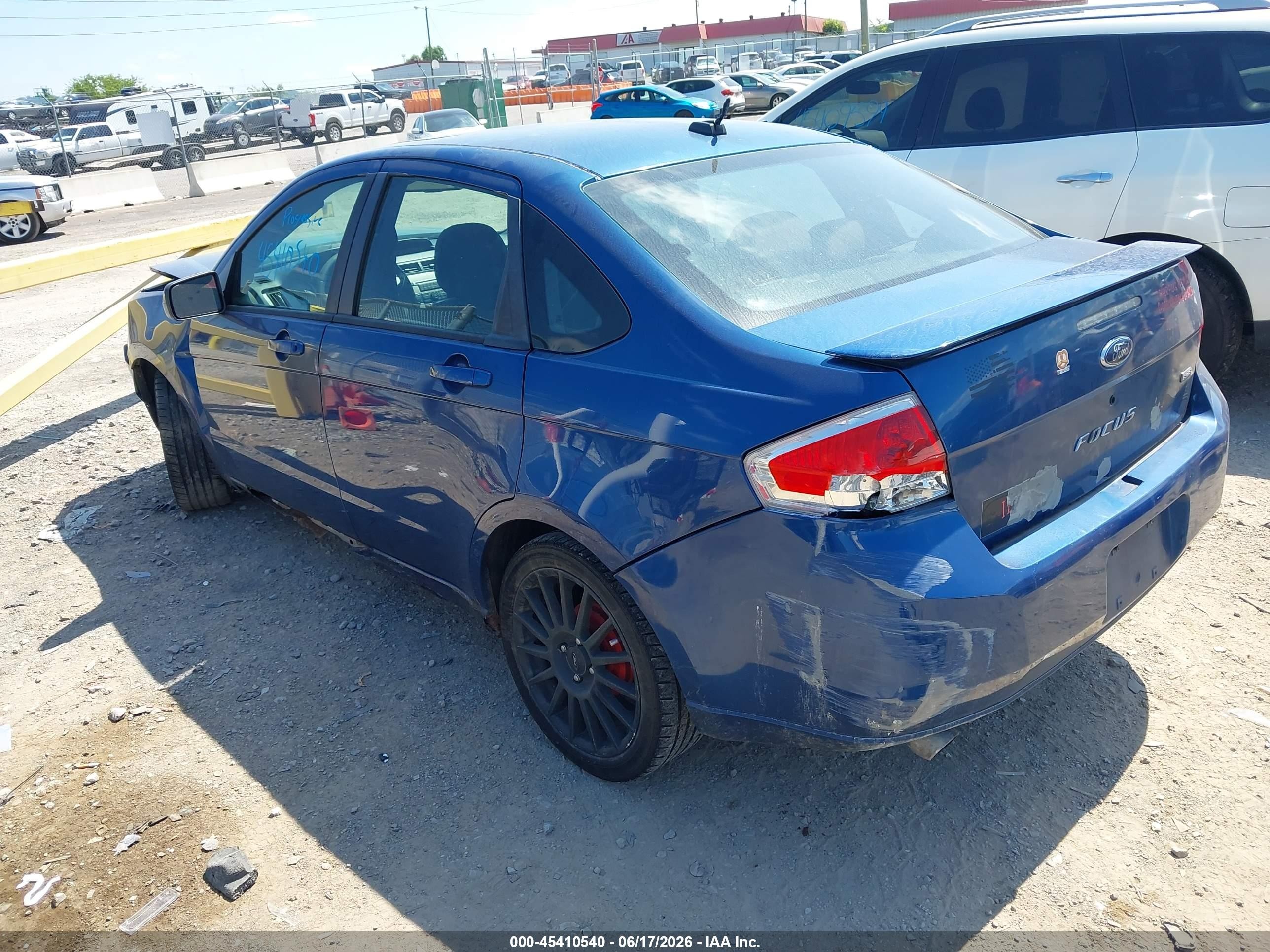2009 Ford Focus Ses Синий vin: 1FAHP36N49W105871