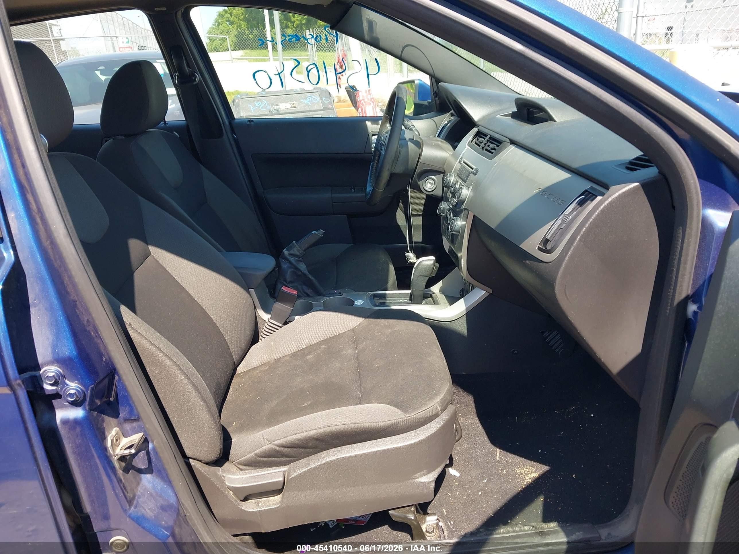 2009 Ford Focus Ses Синий vin: 1FAHP36N49W105871