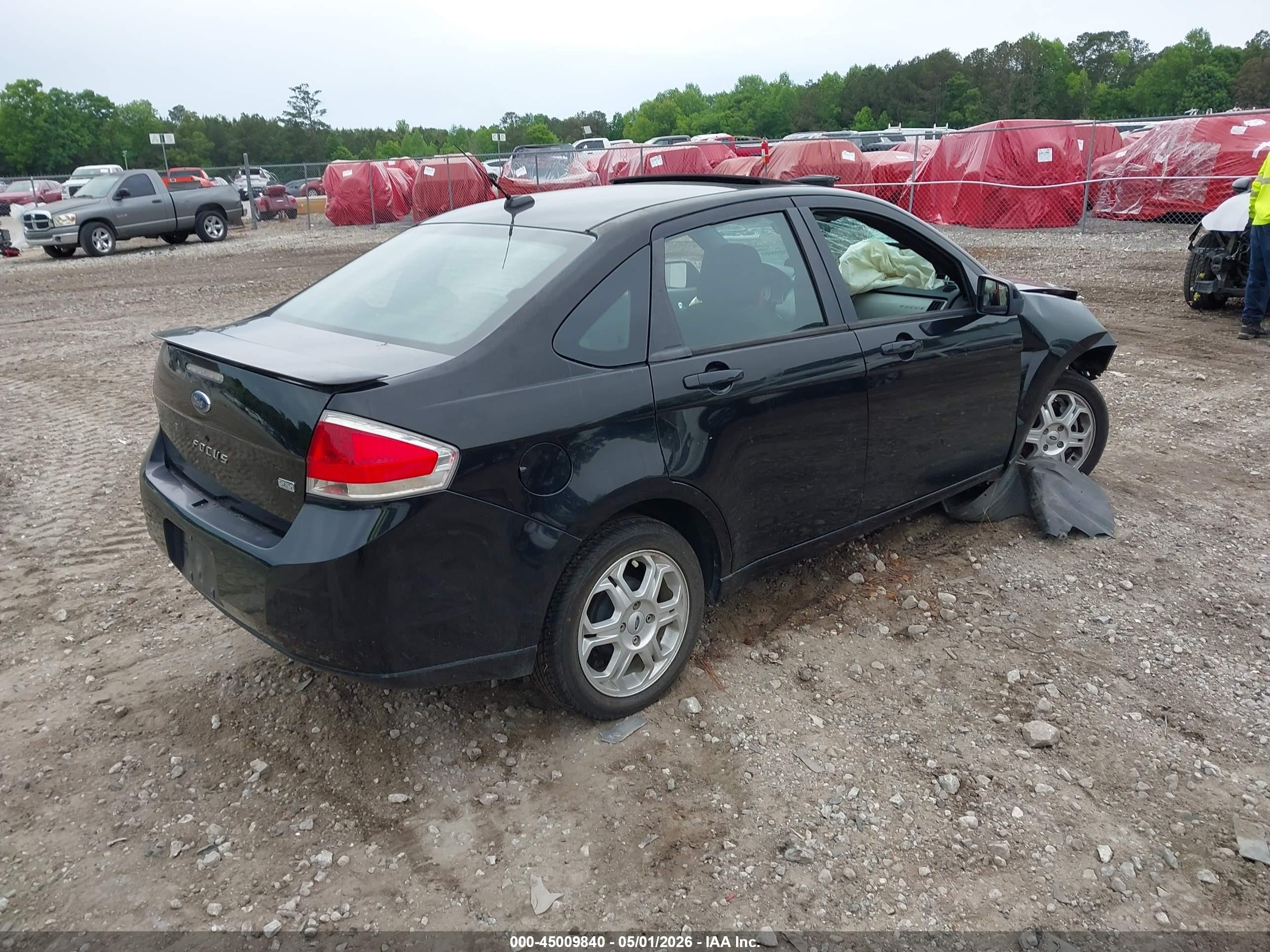 2009 Ford Focus Ses Черный vin: 1FAHP36N49W151071