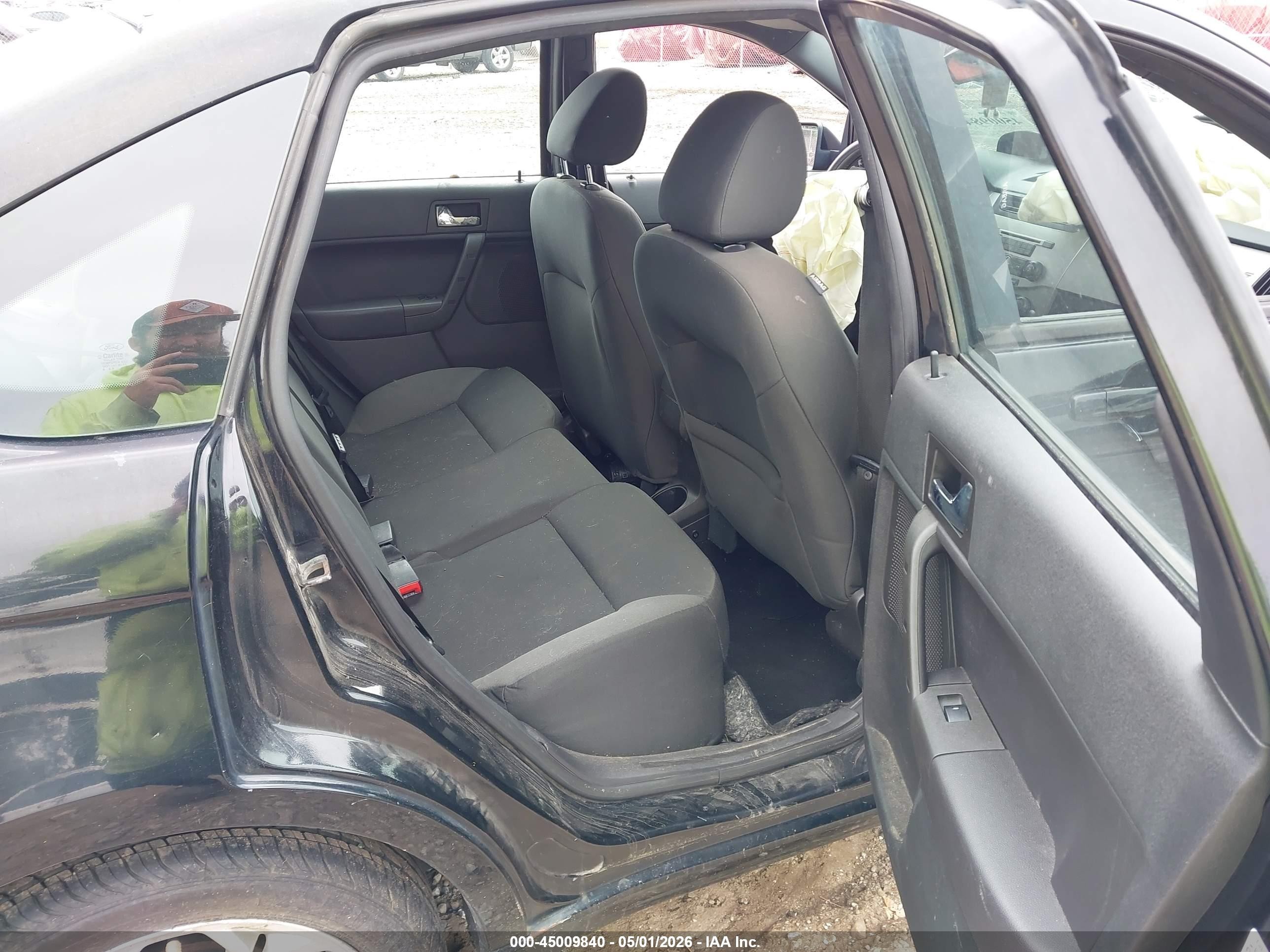 2009 Ford Focus Ses Черный vin: 1FAHP36N49W151071