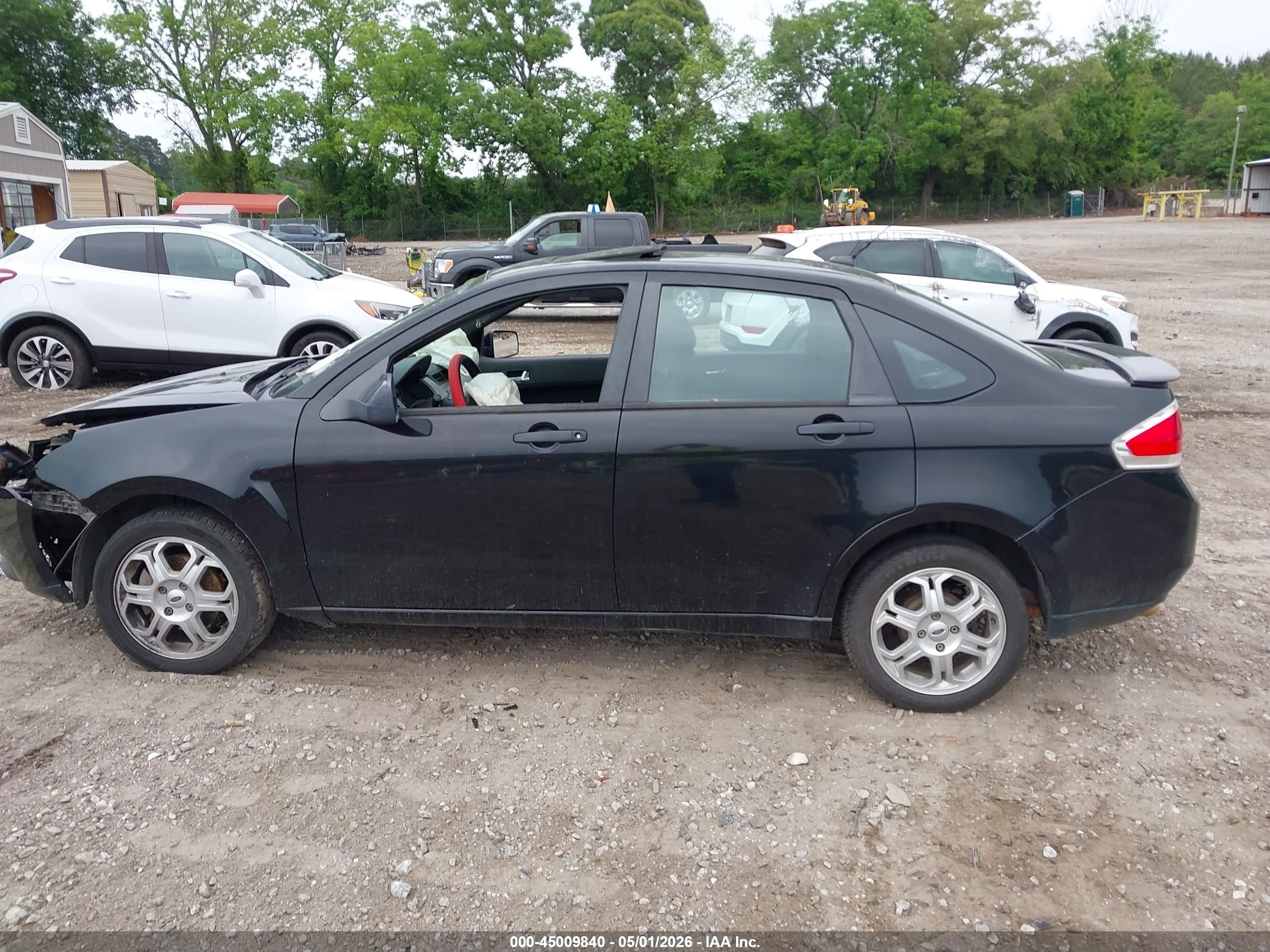 2009 Ford Focus Ses Черный vin: 1FAHP36N49W151071