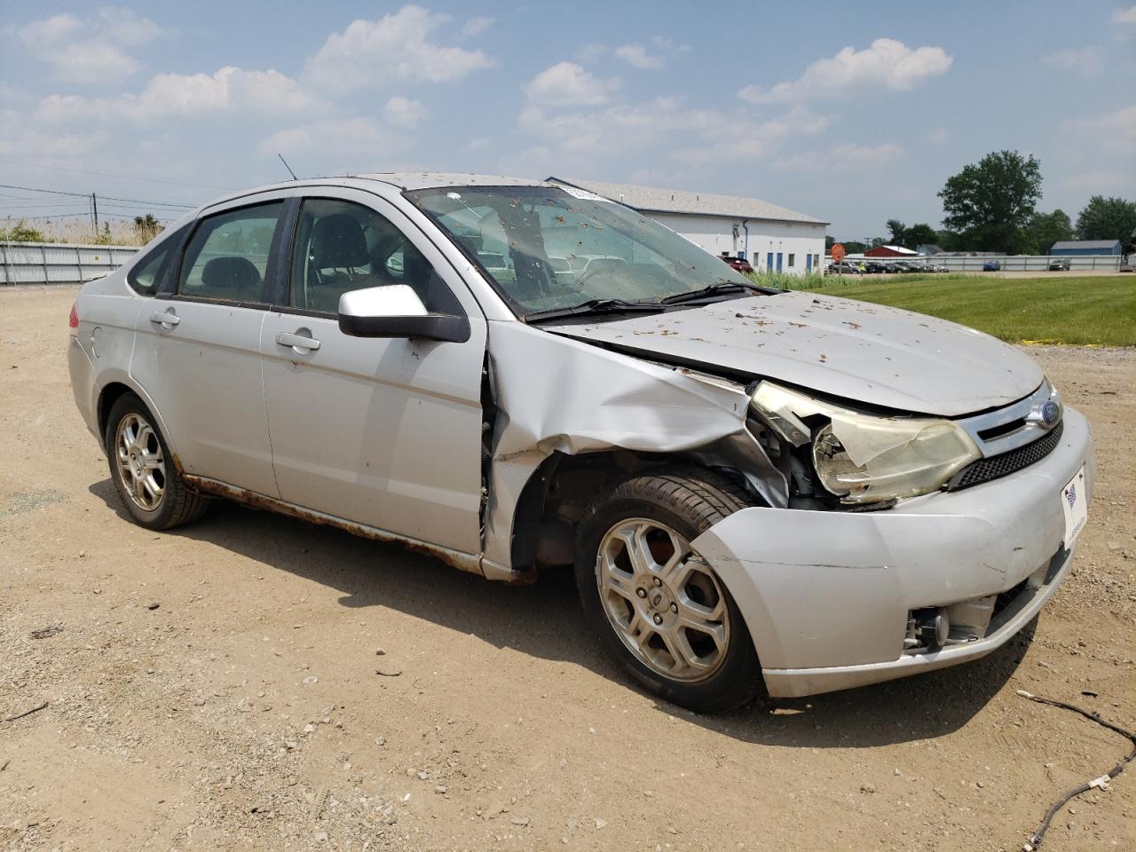 2009 Ford Focus Серебряный vin: 1FAHP36N59W168929