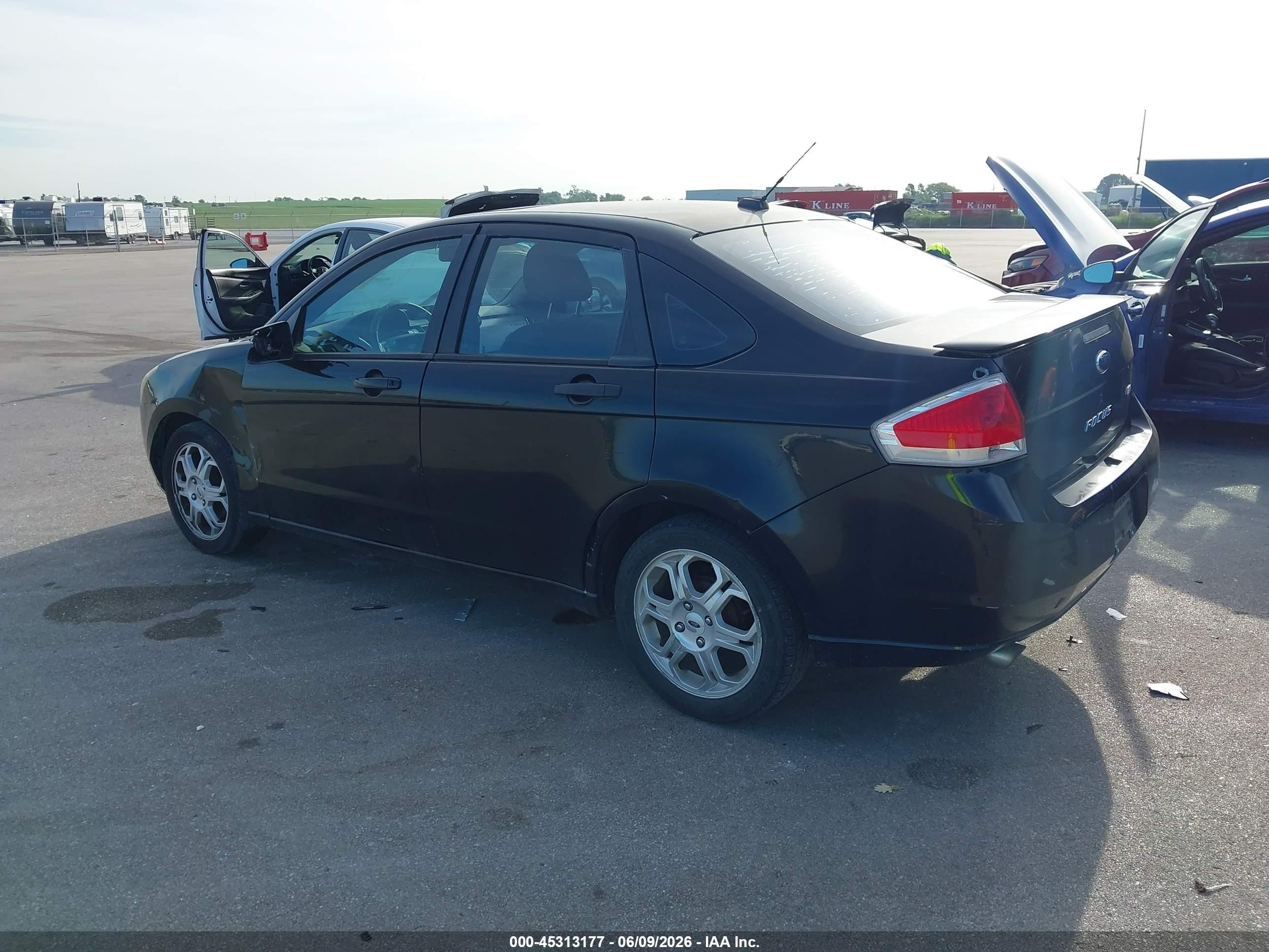 2009 Ford Focus Ses Black vin: 1FAHP36N59W173600