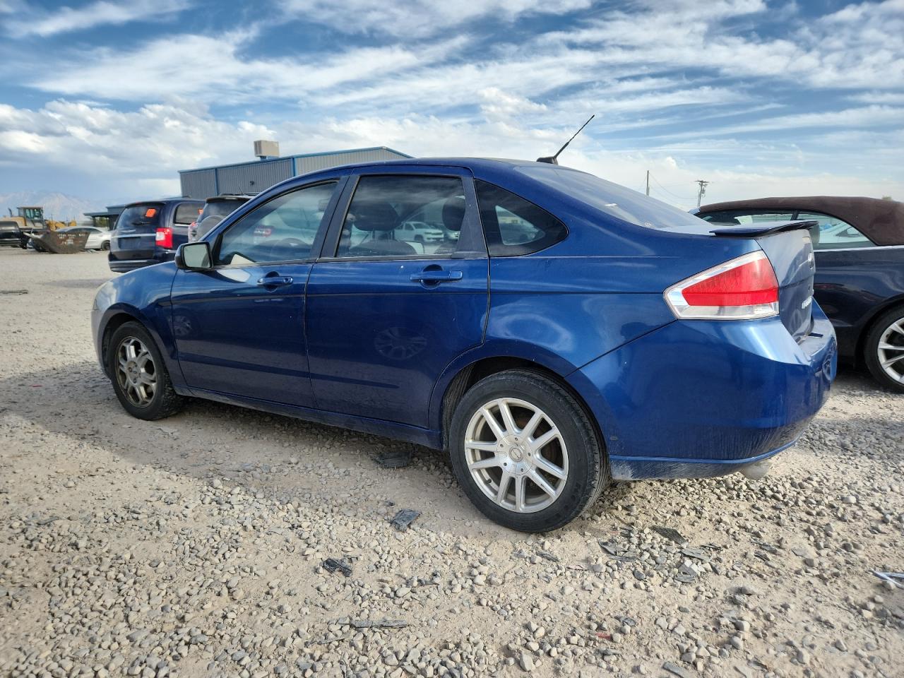 2009 Ford Focus Ses Синий vin: 1FAHP36N59W204733