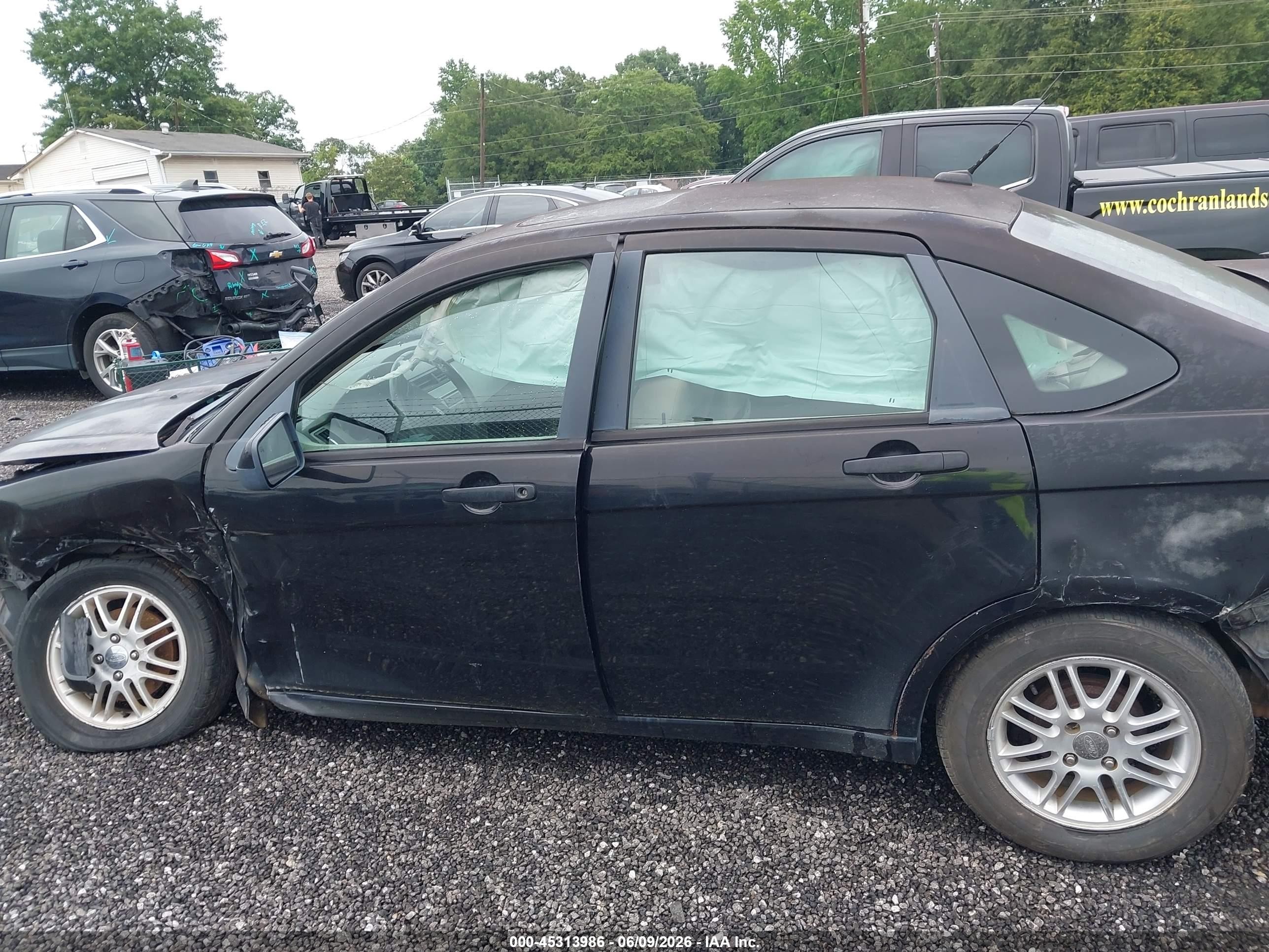 2009 Ford Focus Ses Черный vin: 1FAHP36N69W121621