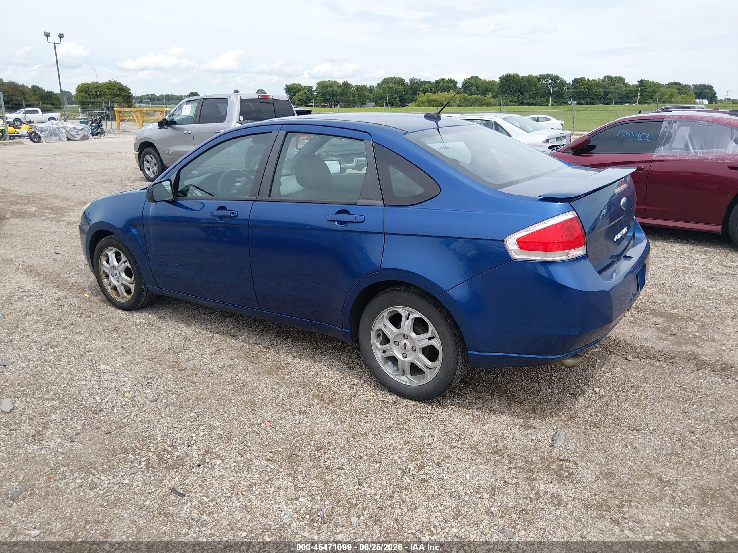 2009 Ford Focus Ses Blue vin: 1FAHP36N69W201730