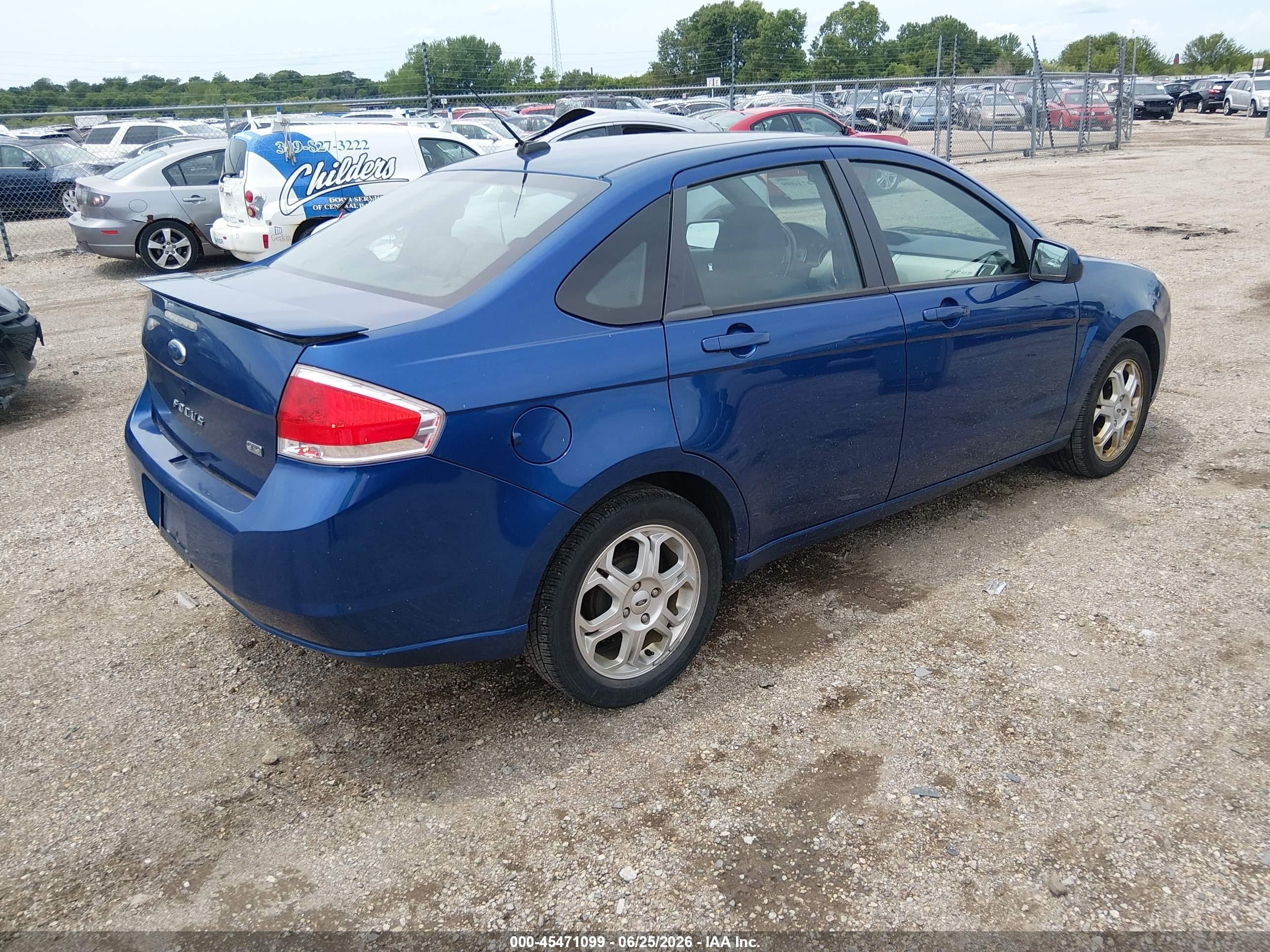 2009 Ford Focus Ses Blue vin: 1FAHP36N69W201730