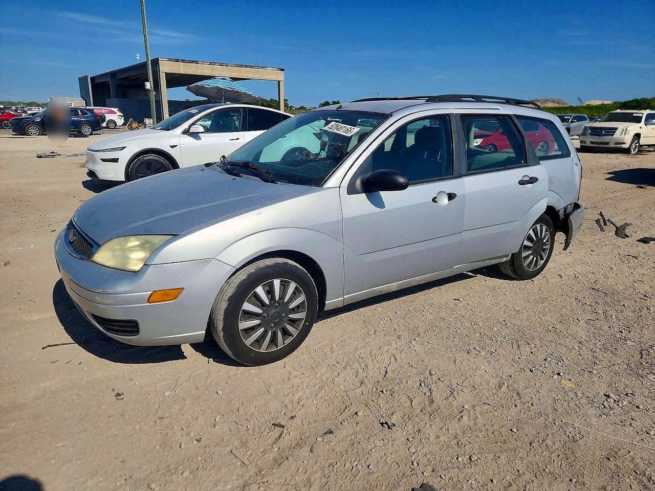 2007 Ford Focus Zxw Silver vin: 1FAHP36N77W175359