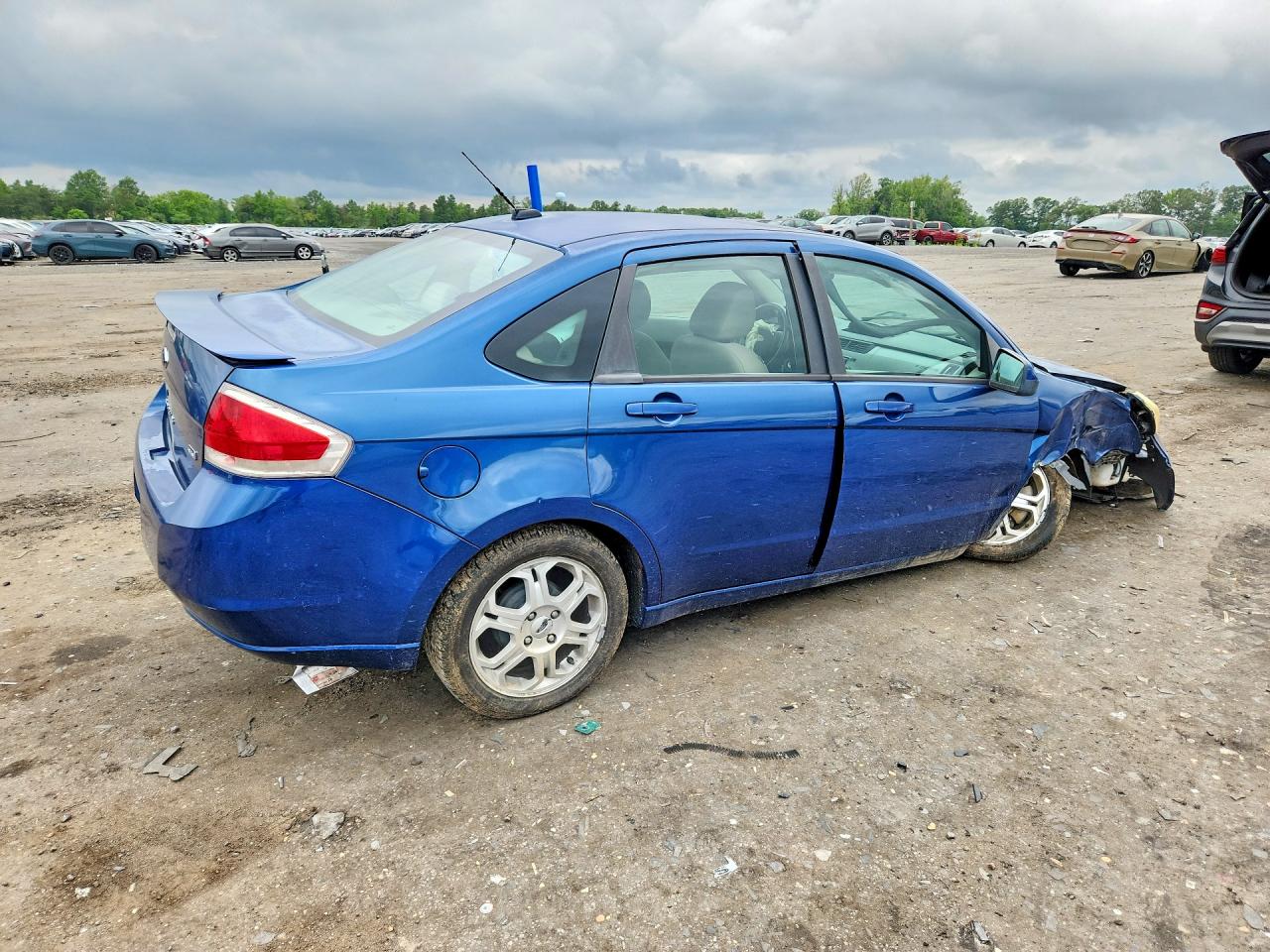 2009 Ford Focus Ses Синий vin: 1FAHP36N79W121563