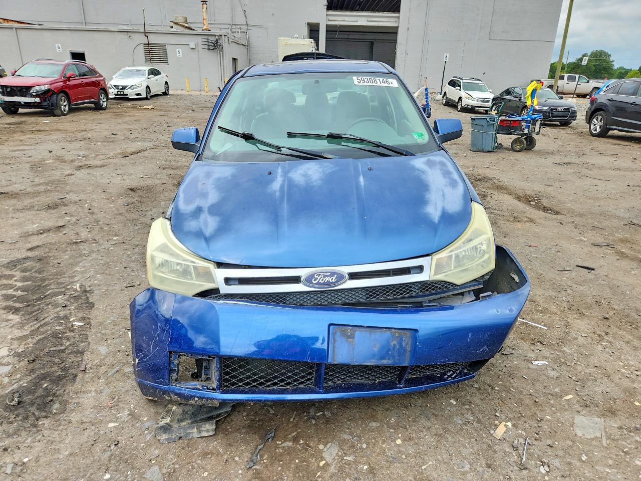 2009 Ford Focus Ses Синий vin: 1FAHP36N79W121563