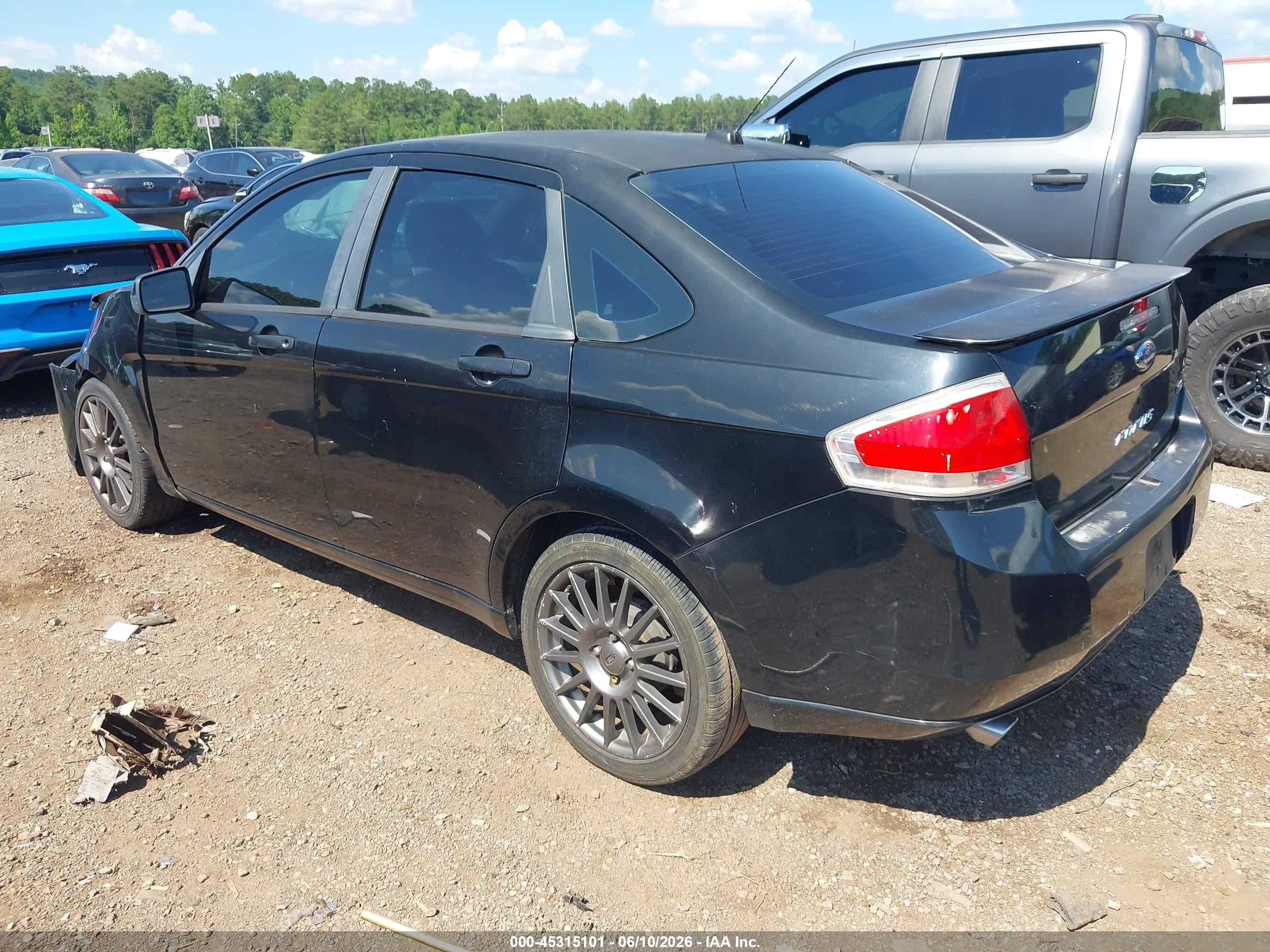 2009 Ford Focus Ses Black vin: 1FAHP36N79W174070