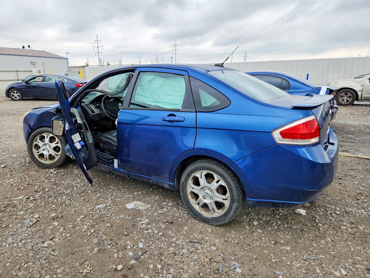 2009 Ford Focus Ses Blue vin: 1FAHP36N79W218133