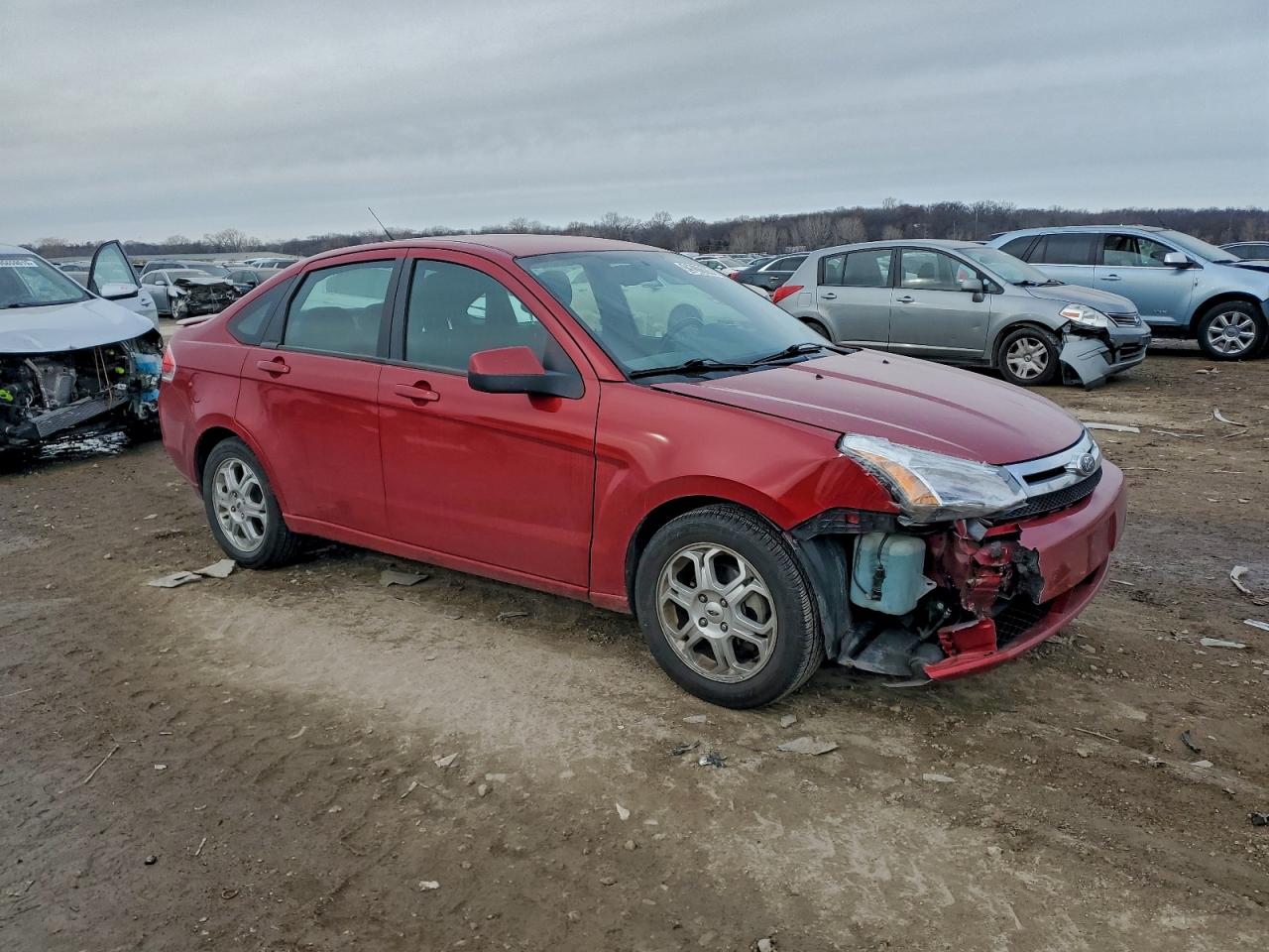 2009 Ford Focus Ses Red vin: 1FAHP36N79W237331