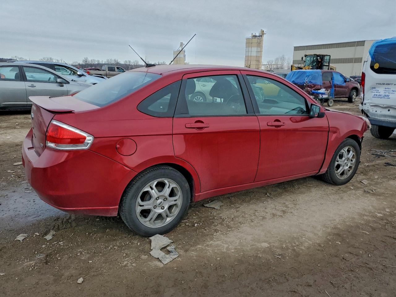2009 Ford Focus Ses Red vin: 1FAHP36N79W237331