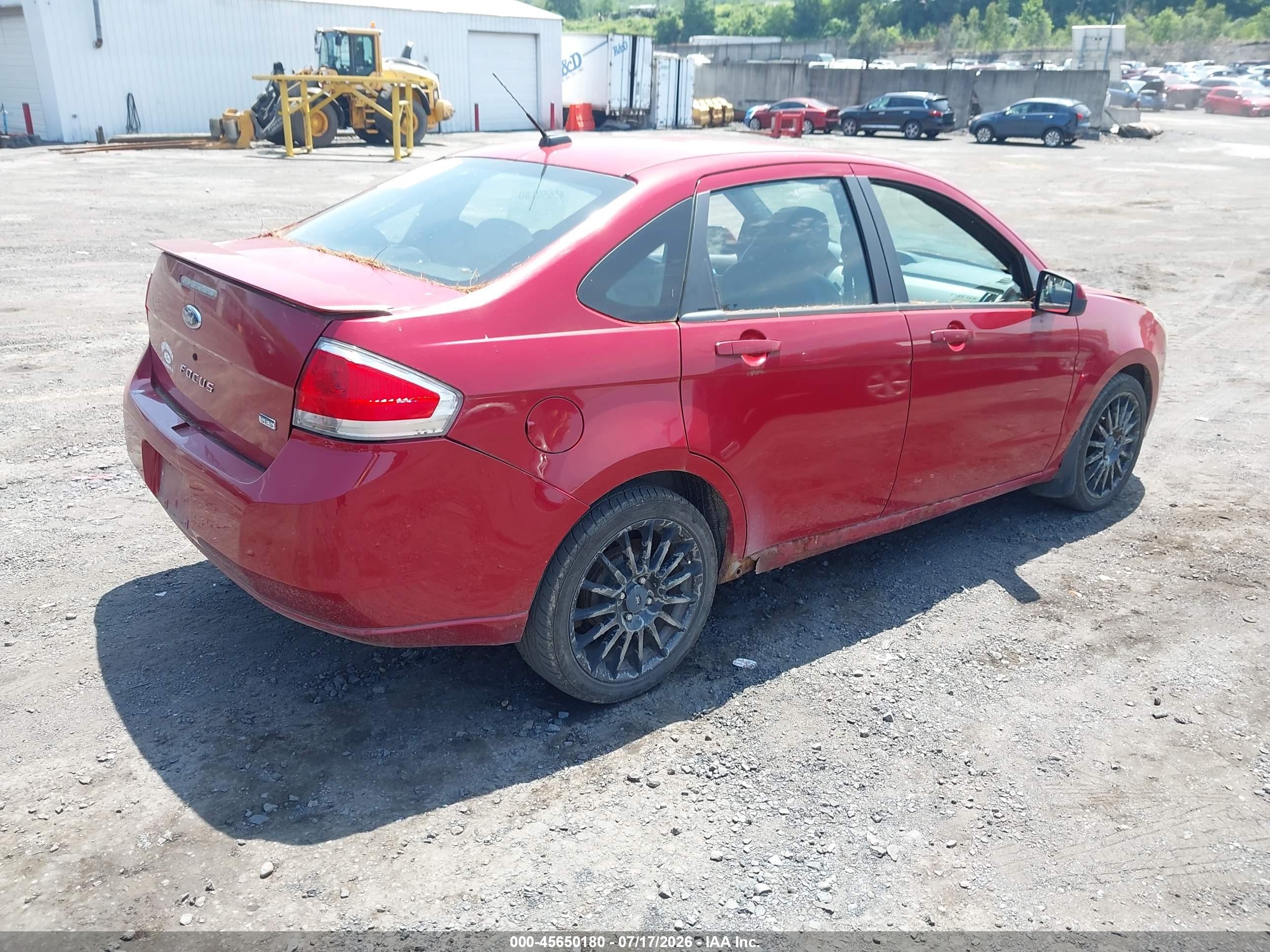 2009 Ford Focus Ses Red vin: 1FAHP36N79W250077