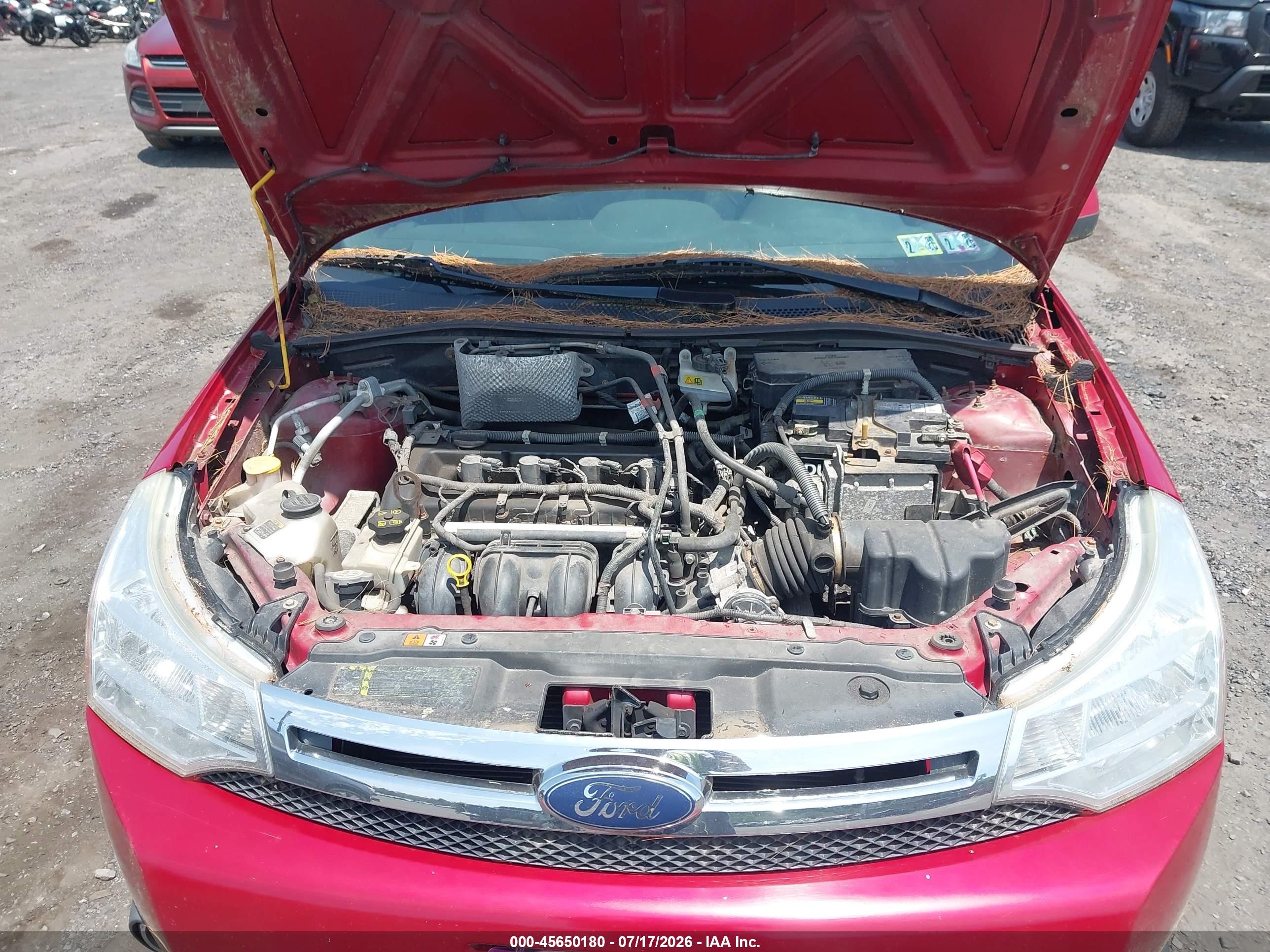 2009 Ford Focus Ses Red vin: 1FAHP36N79W250077
