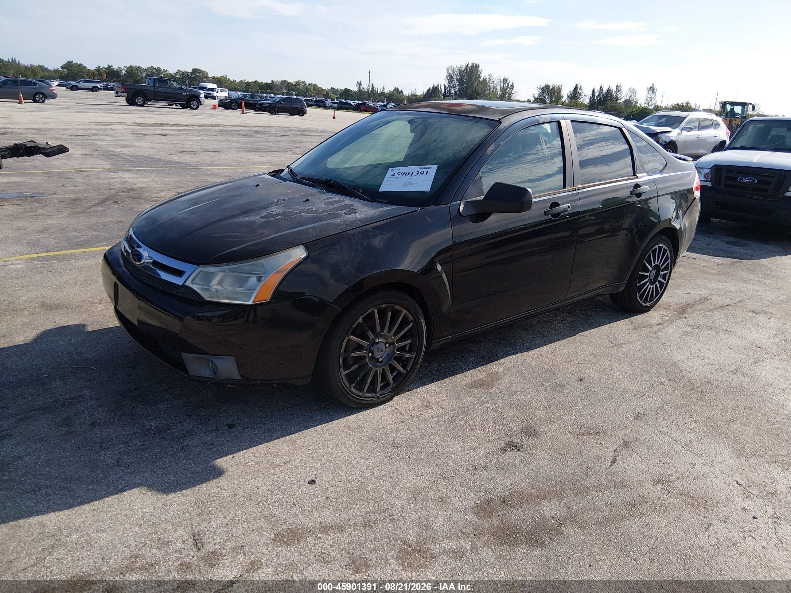 2009 Ford Focus Ses Black vin: 1FAHP36N89W107722