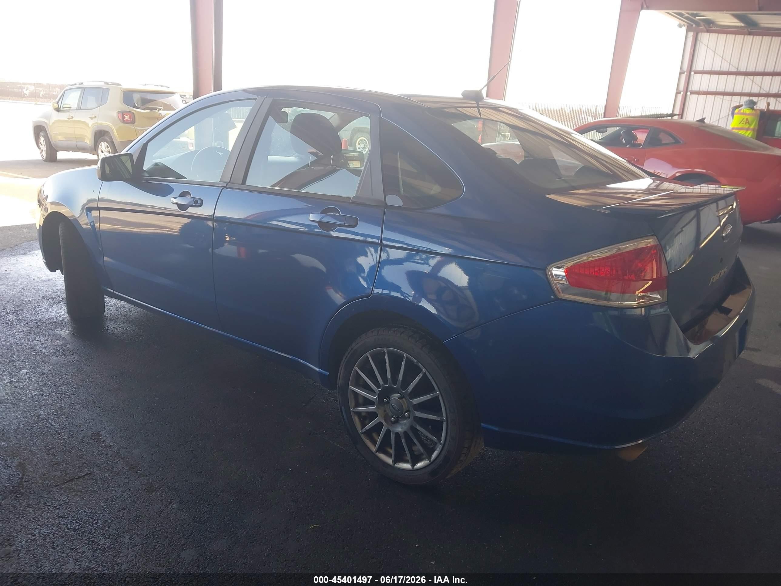 2009 Ford Focus Ses Синий vin: 1FAHP36N99W159540