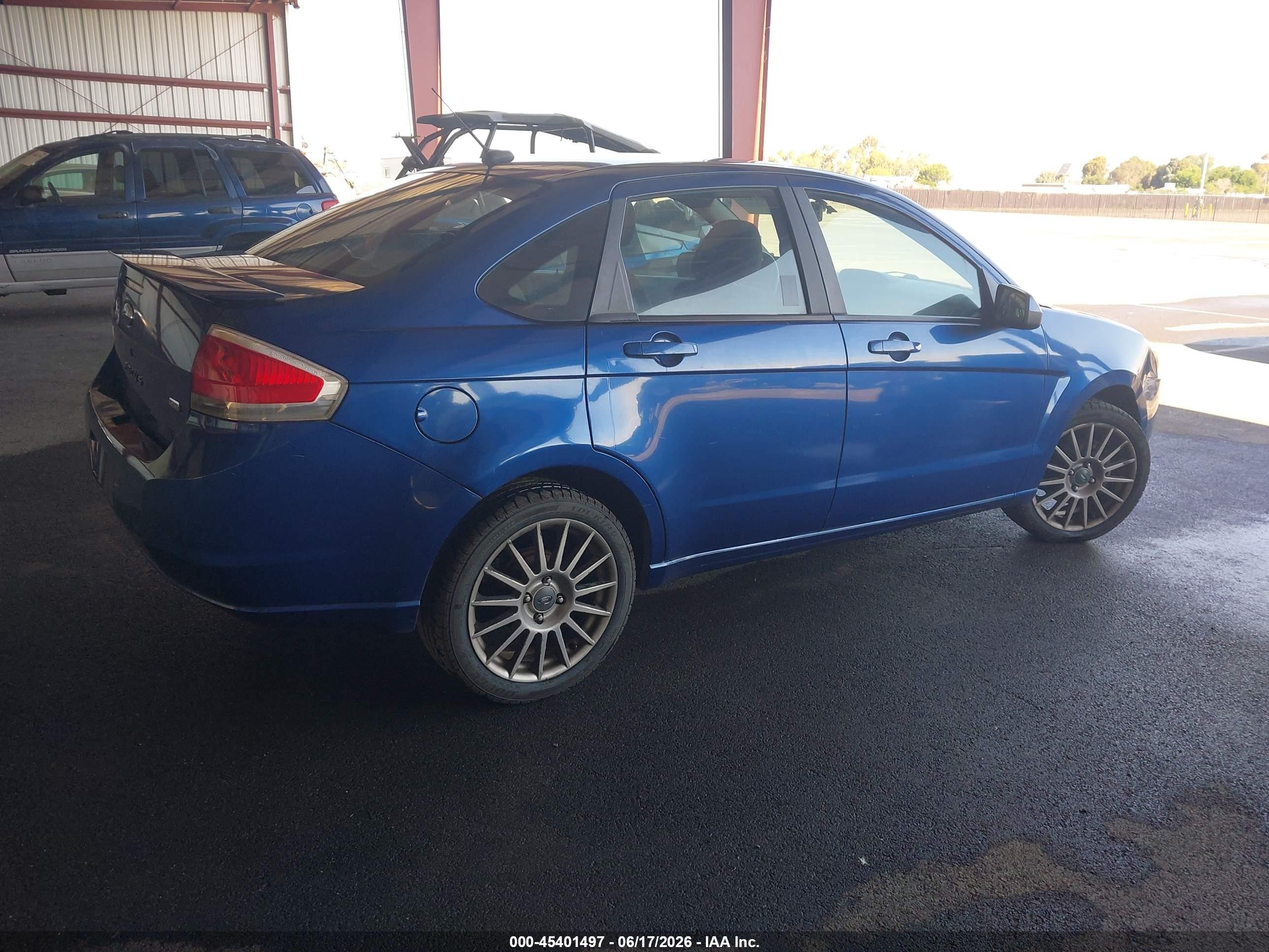 2009 Ford Focus Ses Синий vin: 1FAHP36N99W159540