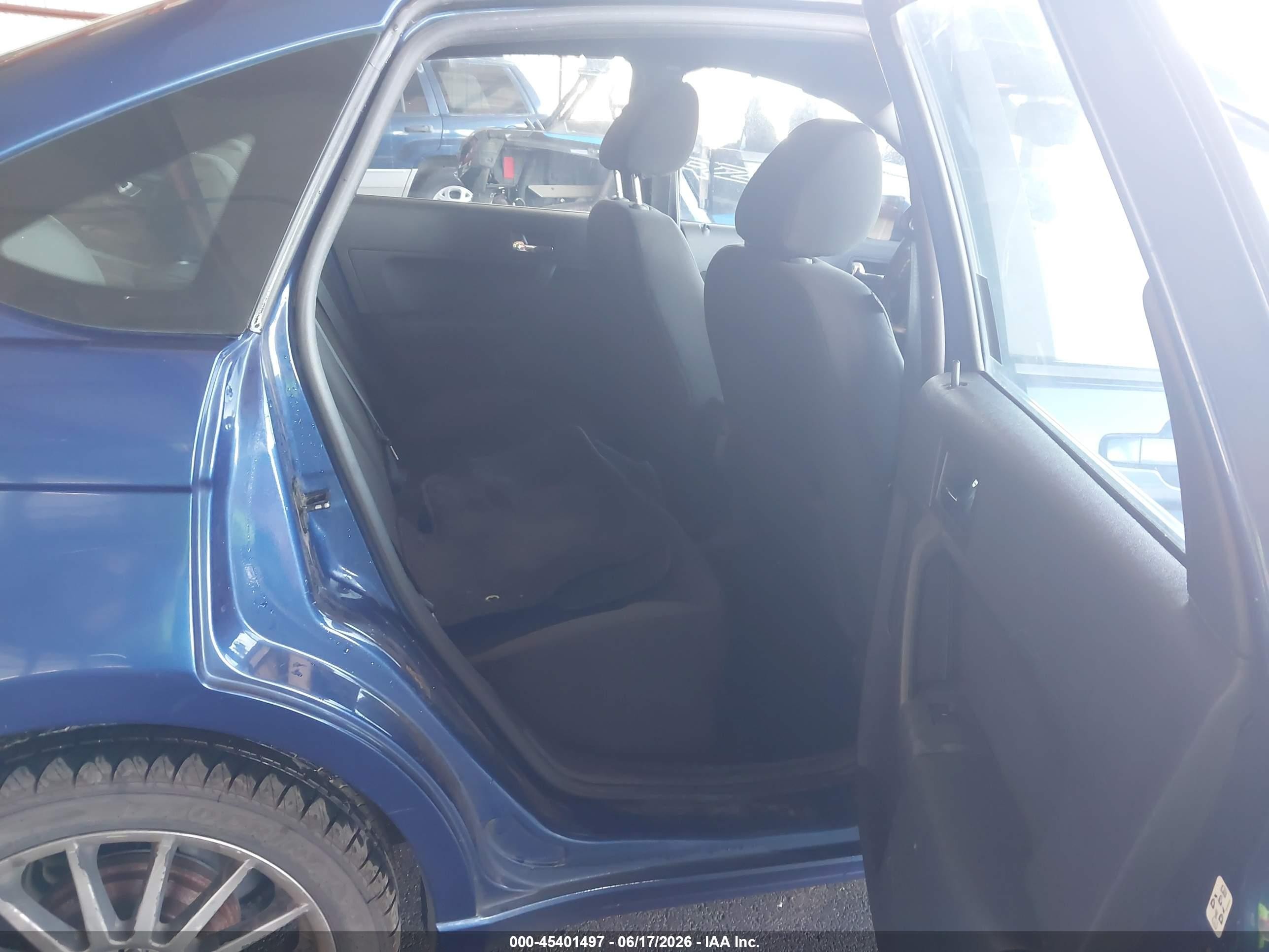 2009 Ford Focus Ses Синий vin: 1FAHP36N99W159540
